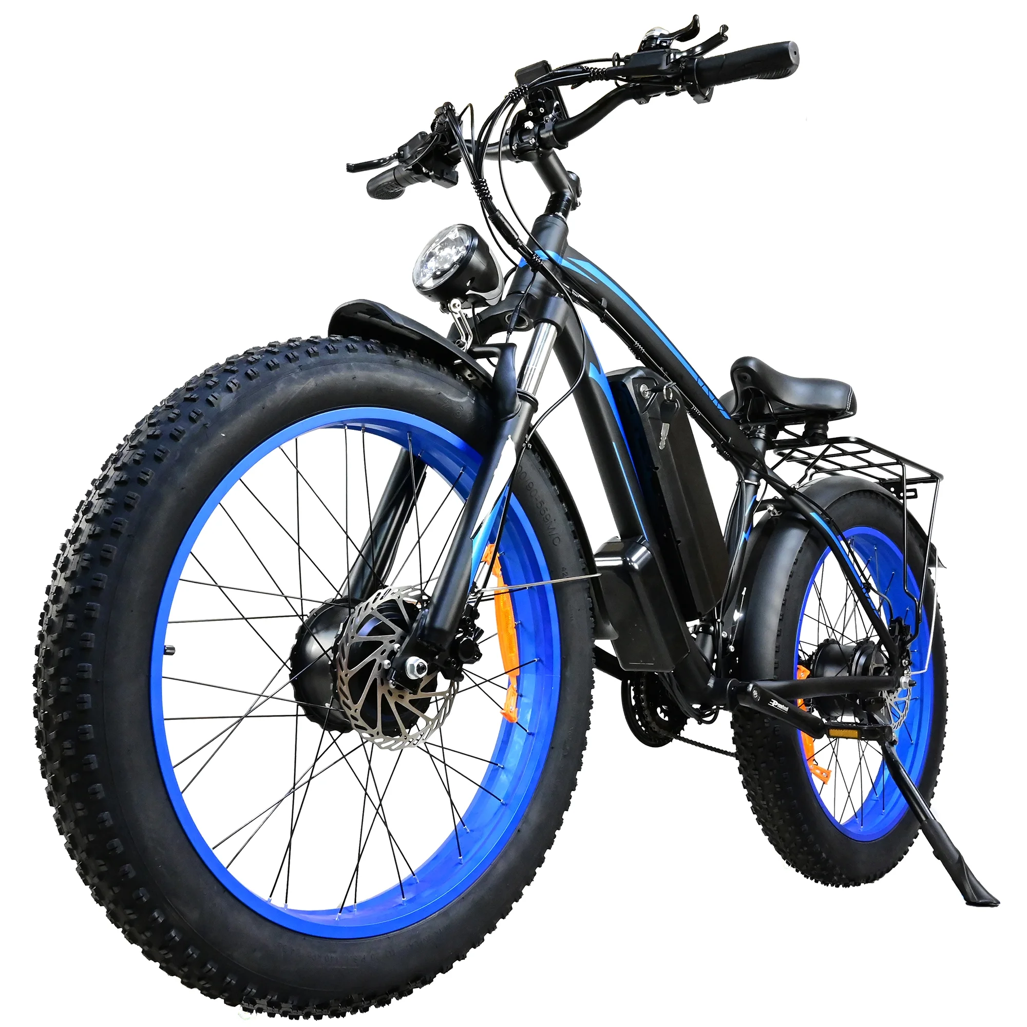 BAOLUJIE Electric Bike for Adults - 2000W Brushless Dual Motor, 48V 20Ah Detachable Battery, 31MPH 26