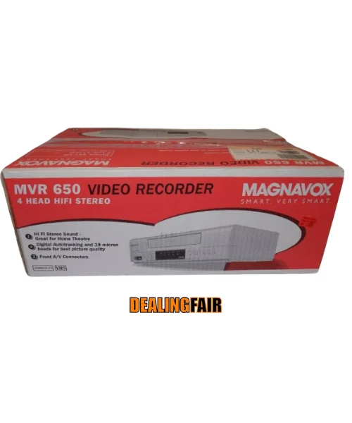 New Magnavox MVR650 4-Head Hi-Fi VHS VCR Player