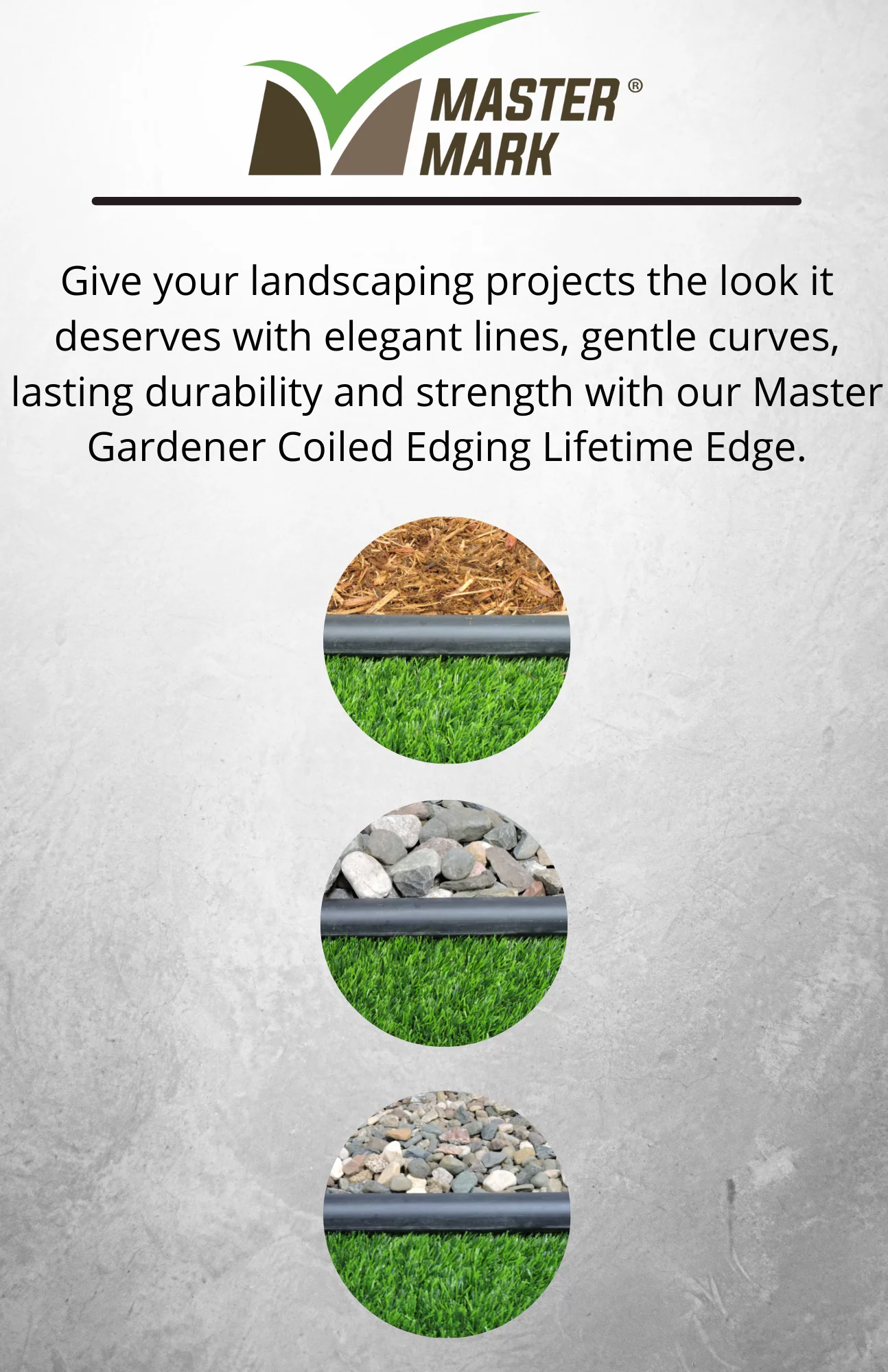 Master Gardener Lifetime 40 ft. Coiled Edging 25841