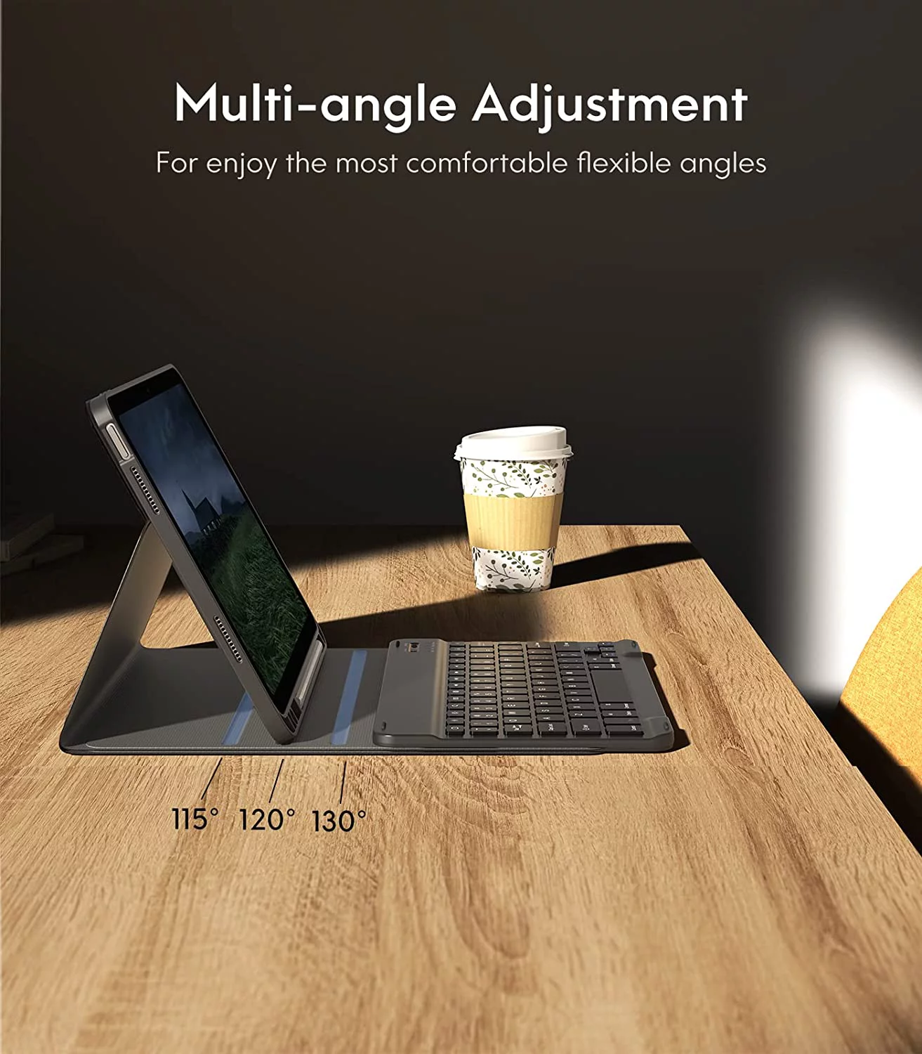 Keyboard Case for iPad 10th Generation 10.9-inch 2022, Detachable Bluetooth Keyboard, Stand Folio Keyboard