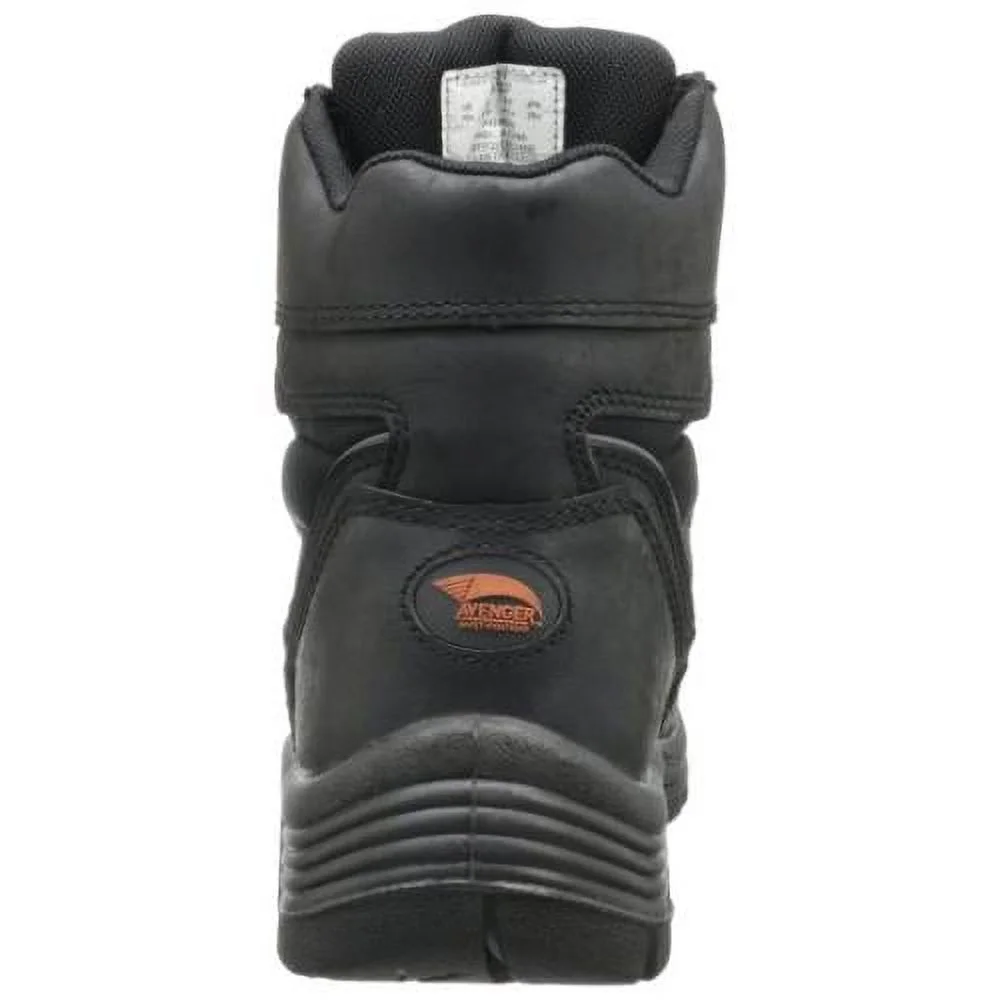 FSI FOOTWEAR SPECIALTIES INTERNATIONAL NAUTILUS Avenger Men's 6-inch Framer Steel Toe Waterproof Work Boots Black - A7227
