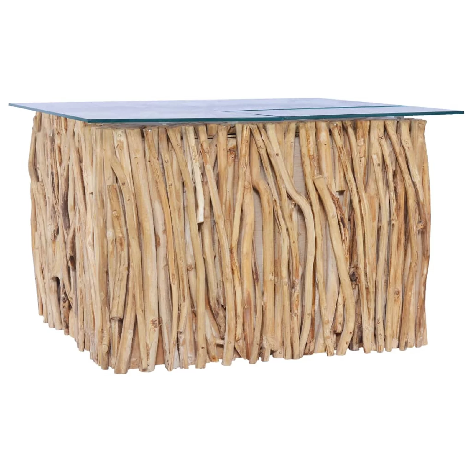 Walmeck Coffee Table with Glass 26