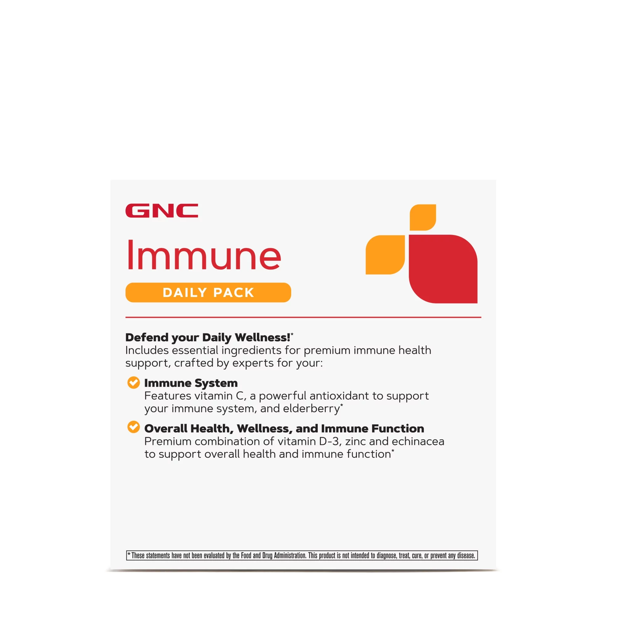 GNC Immune Daily Pack - 30 Vitapaks (30 Servings)