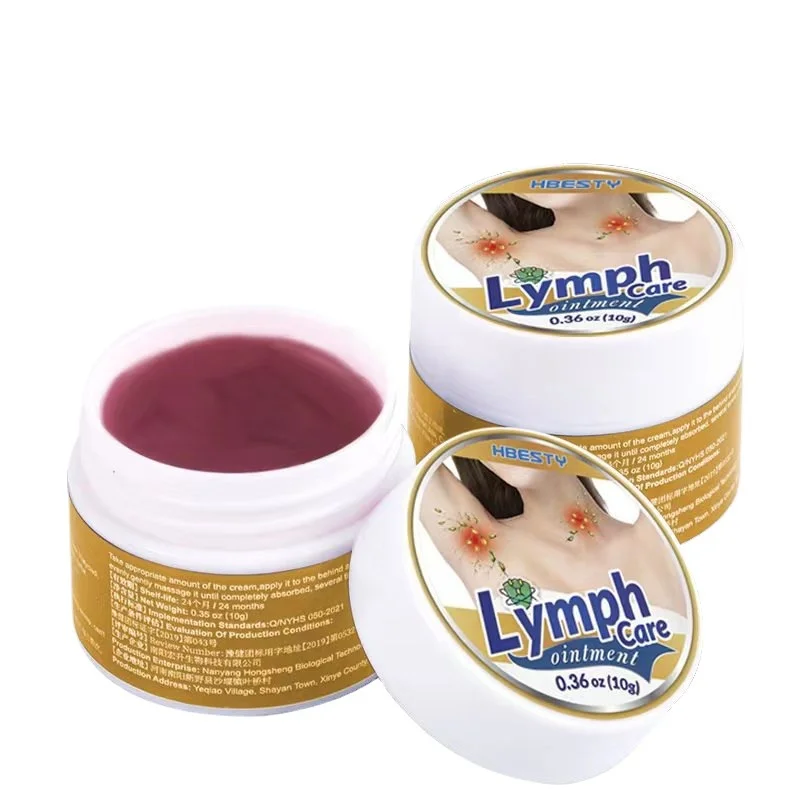 Lymphatic Cream Lymph Herbal Cream For Man And Women Lymph Care Ointment Lymphatic Swelling Ointment Organic Reduces The 10g