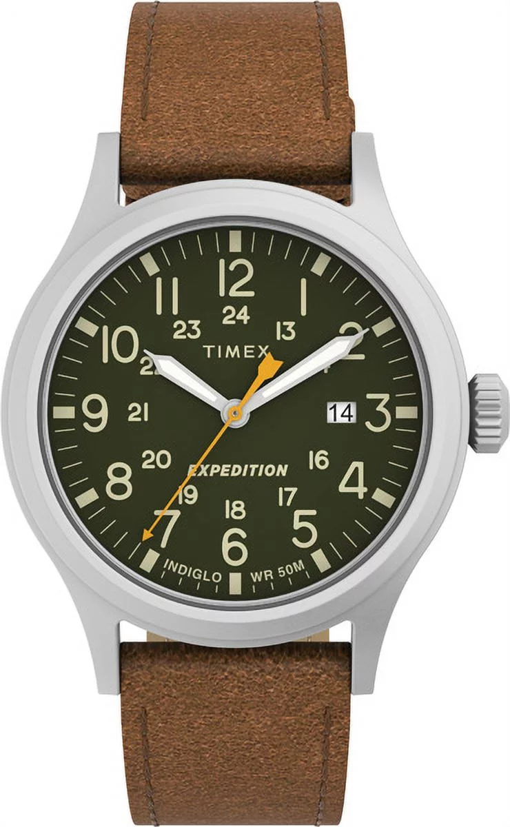Timex Men's Expedition Scout Brown Strap Watch