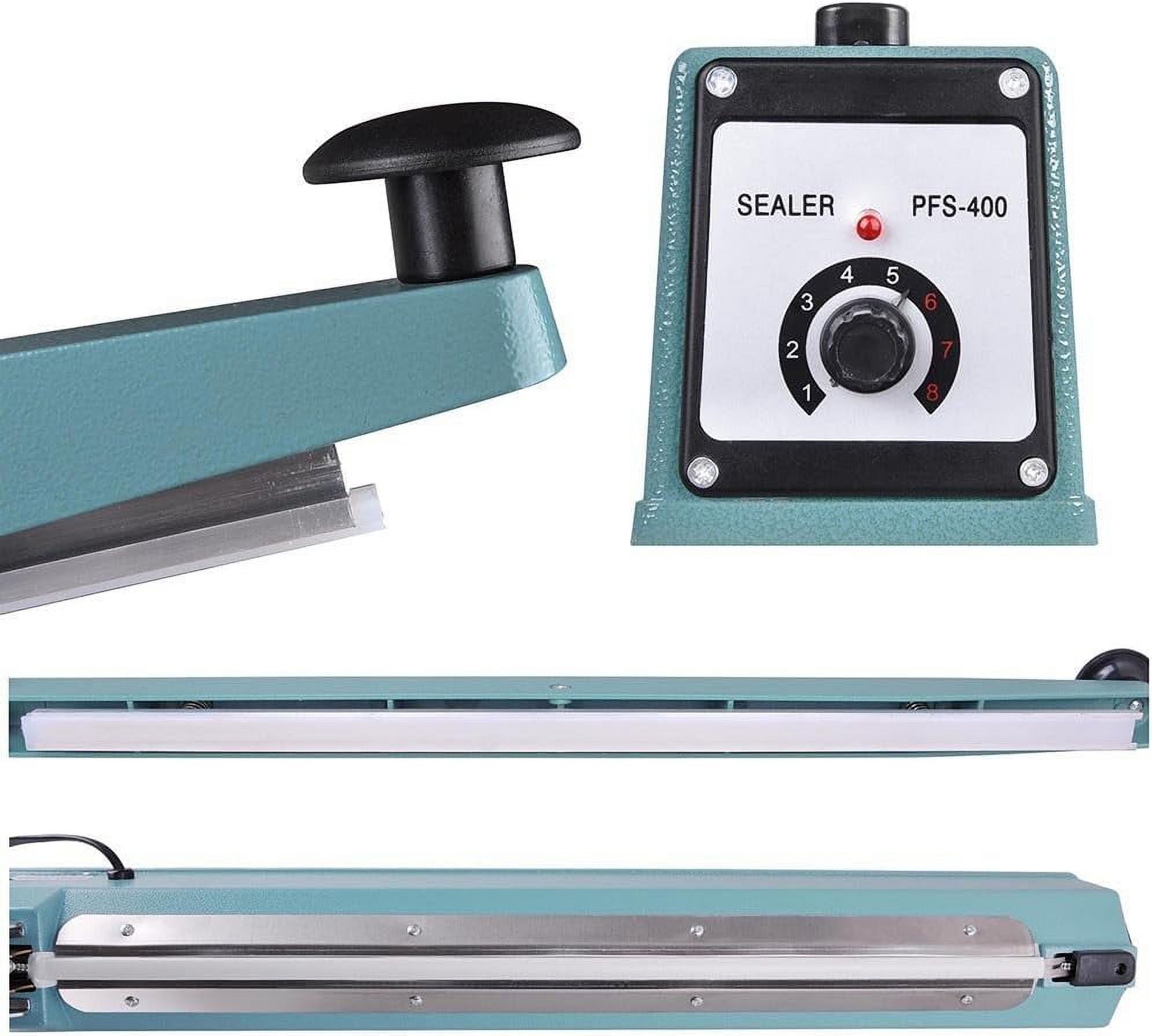 Hand Impulse Sealer Heat Seal Machine Sealing With Grip And Teflon 16