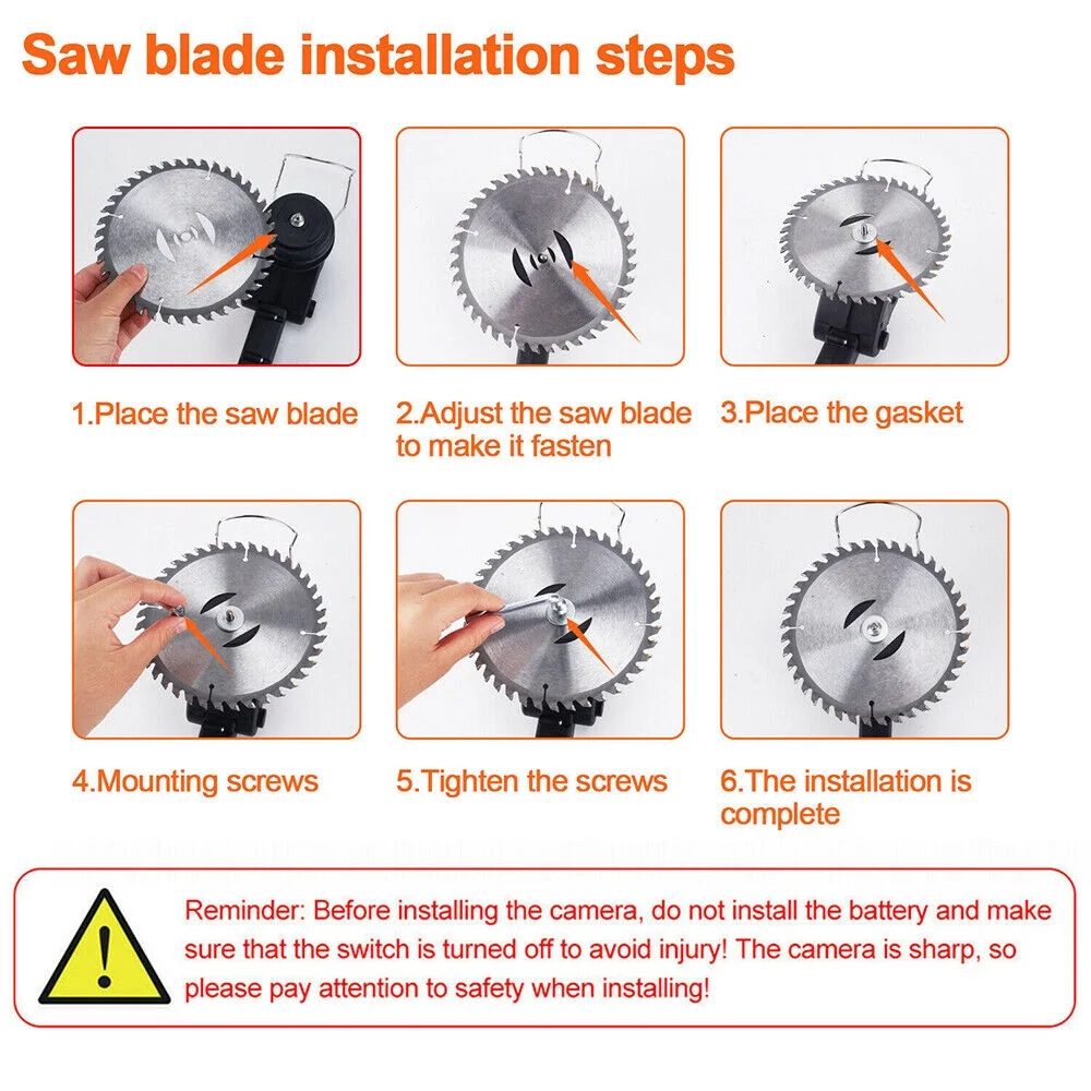 Kydely High-Performance Electric Weed Lawn Edger - Lithium Battery Powered - 5 Mowing Blades - 2 Batteries, 1 Charger