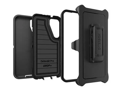 OtterBox Defender Series Pro Rugged Carrying Case (Holster) Samsung Galaxy S23+ Smartphone - Black - Drop Resistant, Dust Resistant, Dirt Resistant, Wear Resistant, Tear Resistant, Bacterial Resist...