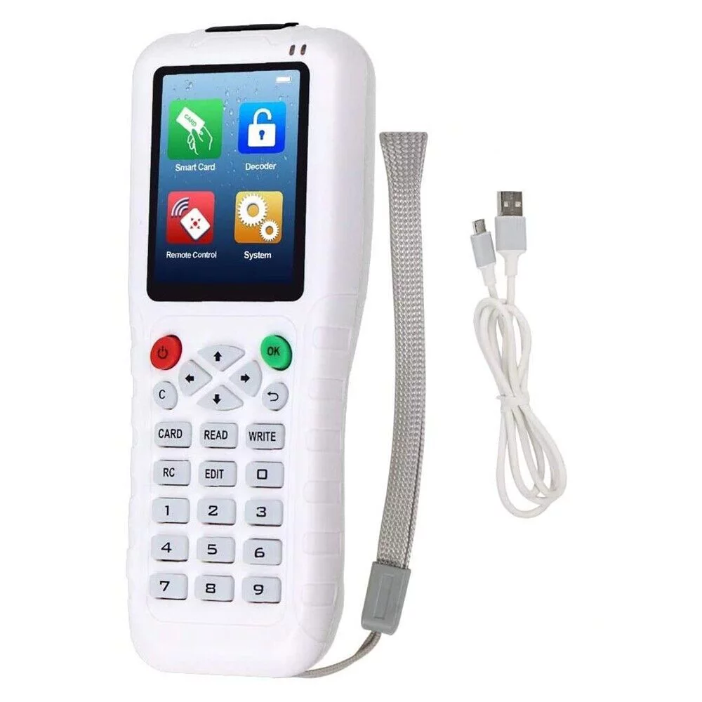 Full Frequency RFID Copier Duplicator Key Fob NFC Reader Writer Programmer