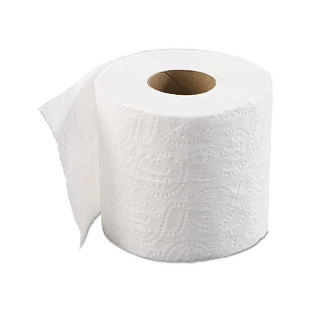 Boardwalk Bathroom Tissue Paper Standard, Septic Safe, 2-Ply, White, 4 x 3, 500 Sheets/Roll, 96/Carton