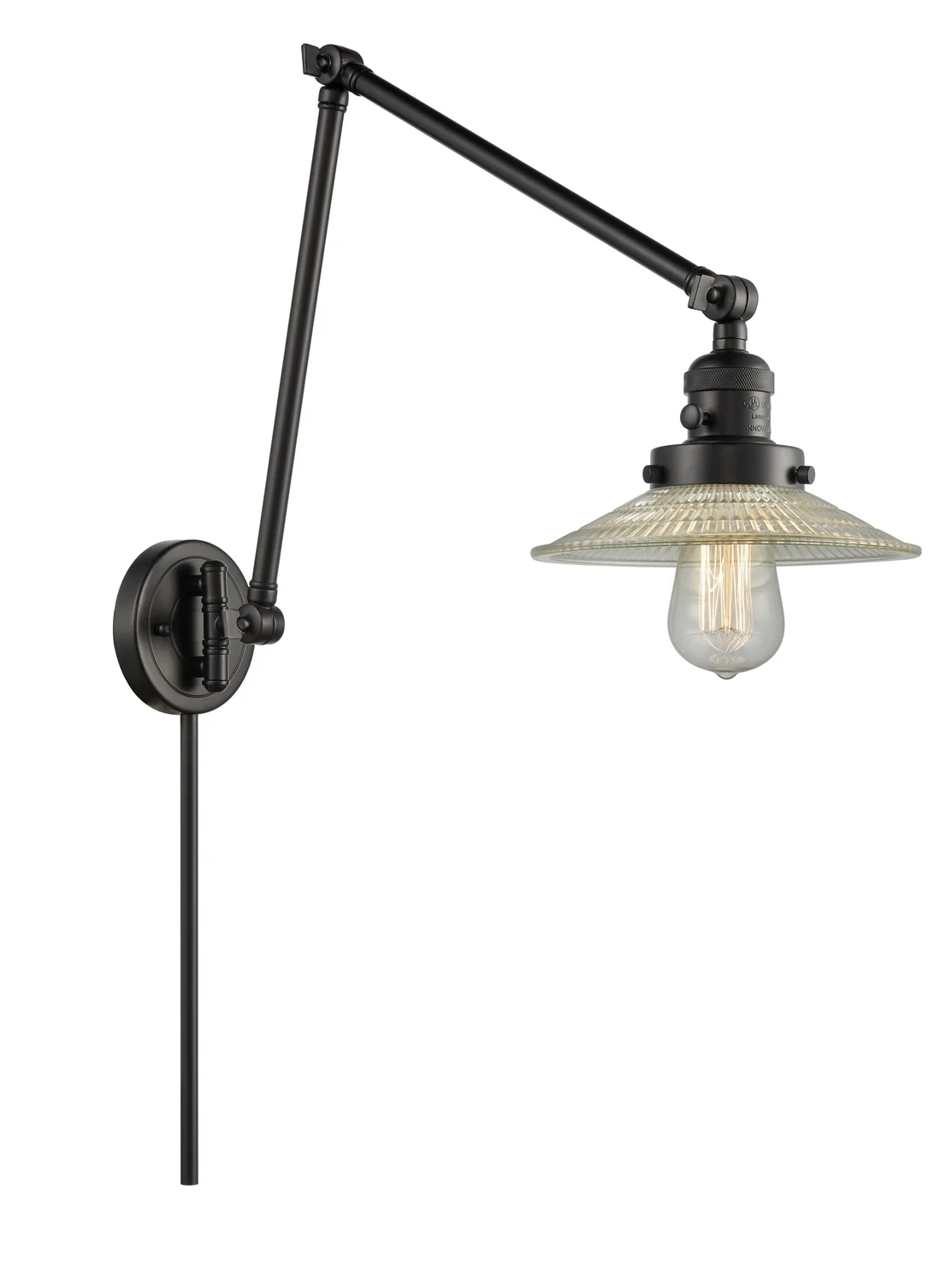 Innovations  238BKG2   Light Swing Arm Wall Lamp  Franklin Restoration  Matte