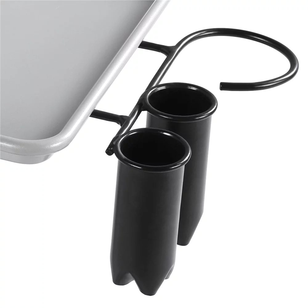 Yaheetech Professional Salon Hair Tray Rolling Trolley Cart, Silver