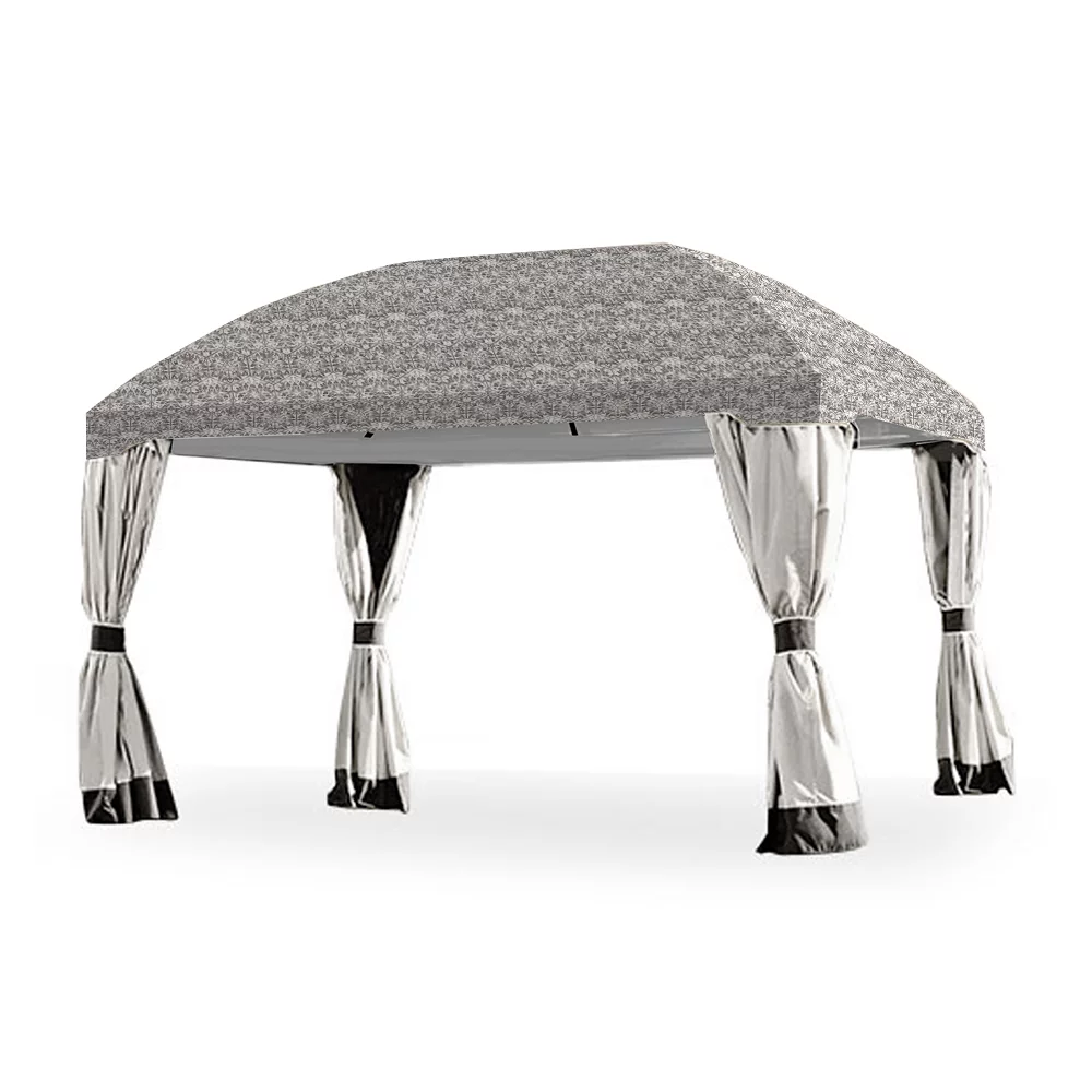 Garden Winds Replacement Canopy Top Cover for the Pomeroy Domed Gazebo - Standard 350 - Damask Beige