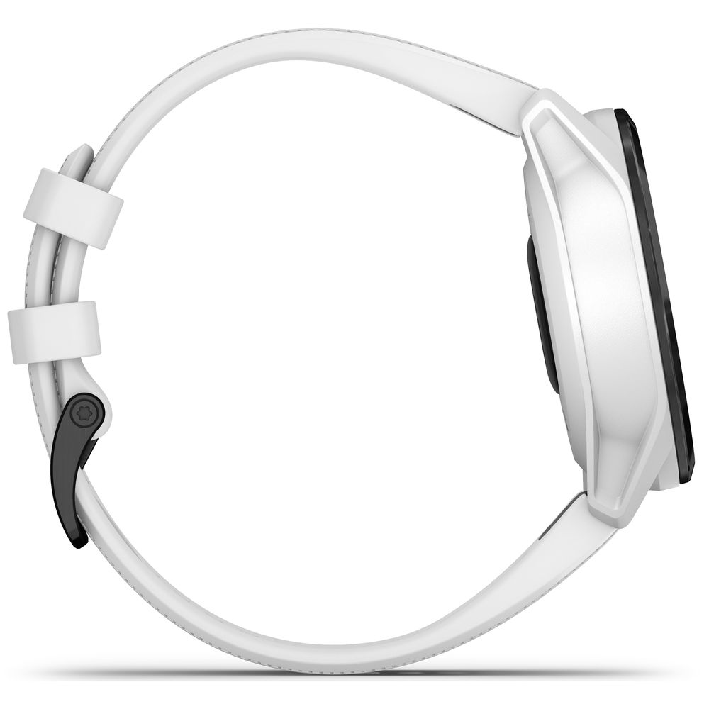 Garmin 010-02200-01 Approach S62 Black Ceramic Bezel with White Silicone GPS Golf Watch Bundle with 1 YR CPS Enhanced Protection Pack