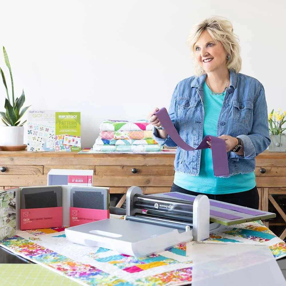 AccuQuilt Ready. Set. GO! Ultimate Fabric Cutting System - 9