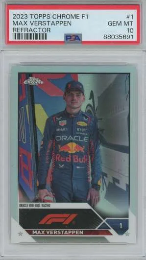 2023 Topps Chrome F1 Max Verstappen #1 (Variation Refractor)