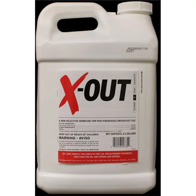 Prime Source X-OUT225G 2.5 gal X-Out Non-Selective Herbicide