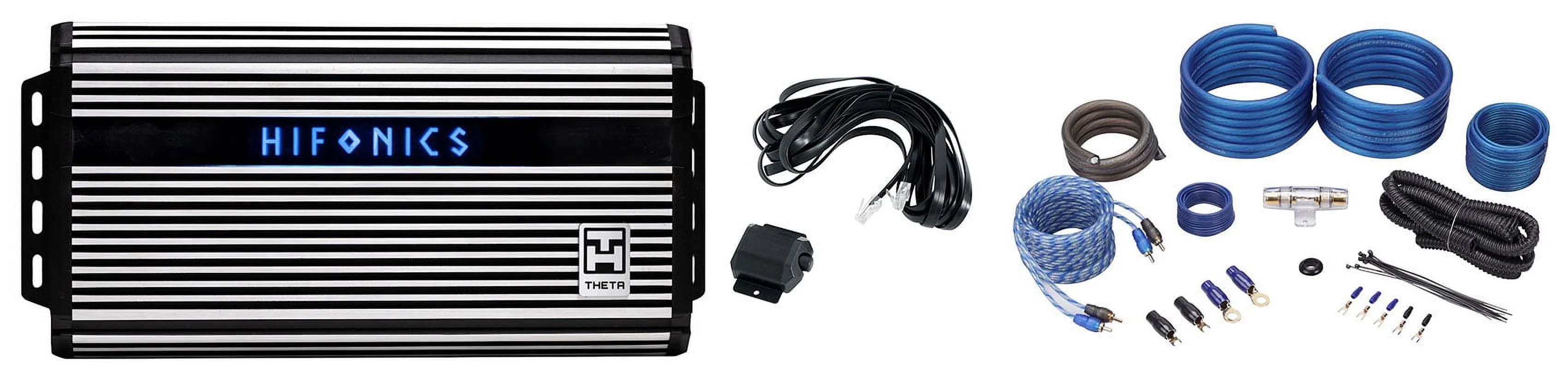 Hifonics ZTH-2225.1D Zeus 2200w Mono Amplifier Class D Car Audio Amp + Wire Kit
