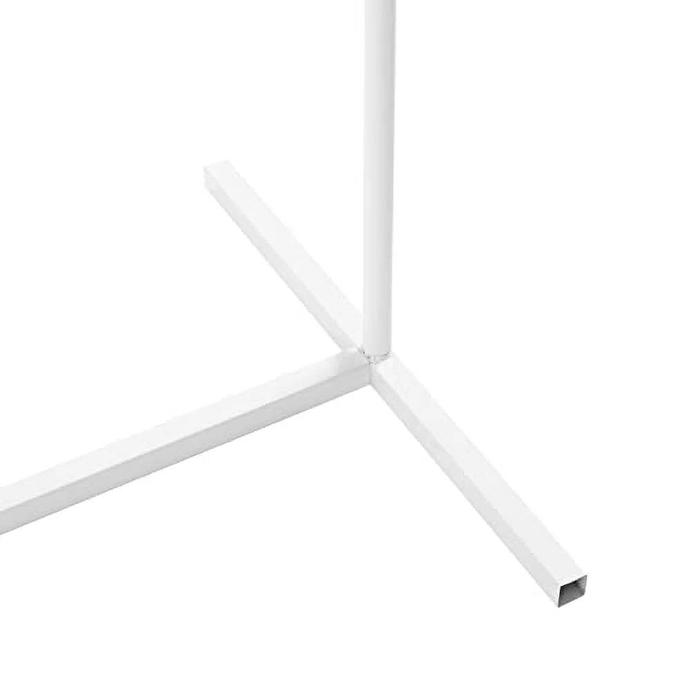 White 6FT Wedding Arch Metal Frame Plant Flower Rack Stand Backdrop Party Decor for Outdoor Lawn Wedding Party