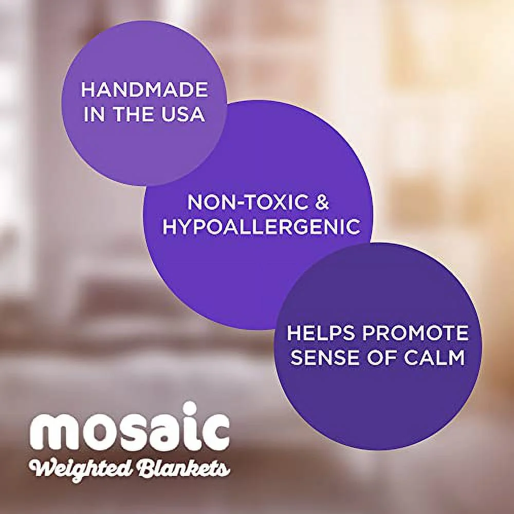 Mosaic Weighted Neck and Shoulder Wrap | Weighted Wrap for Relaxation | Weighted Lap Pad for Kids