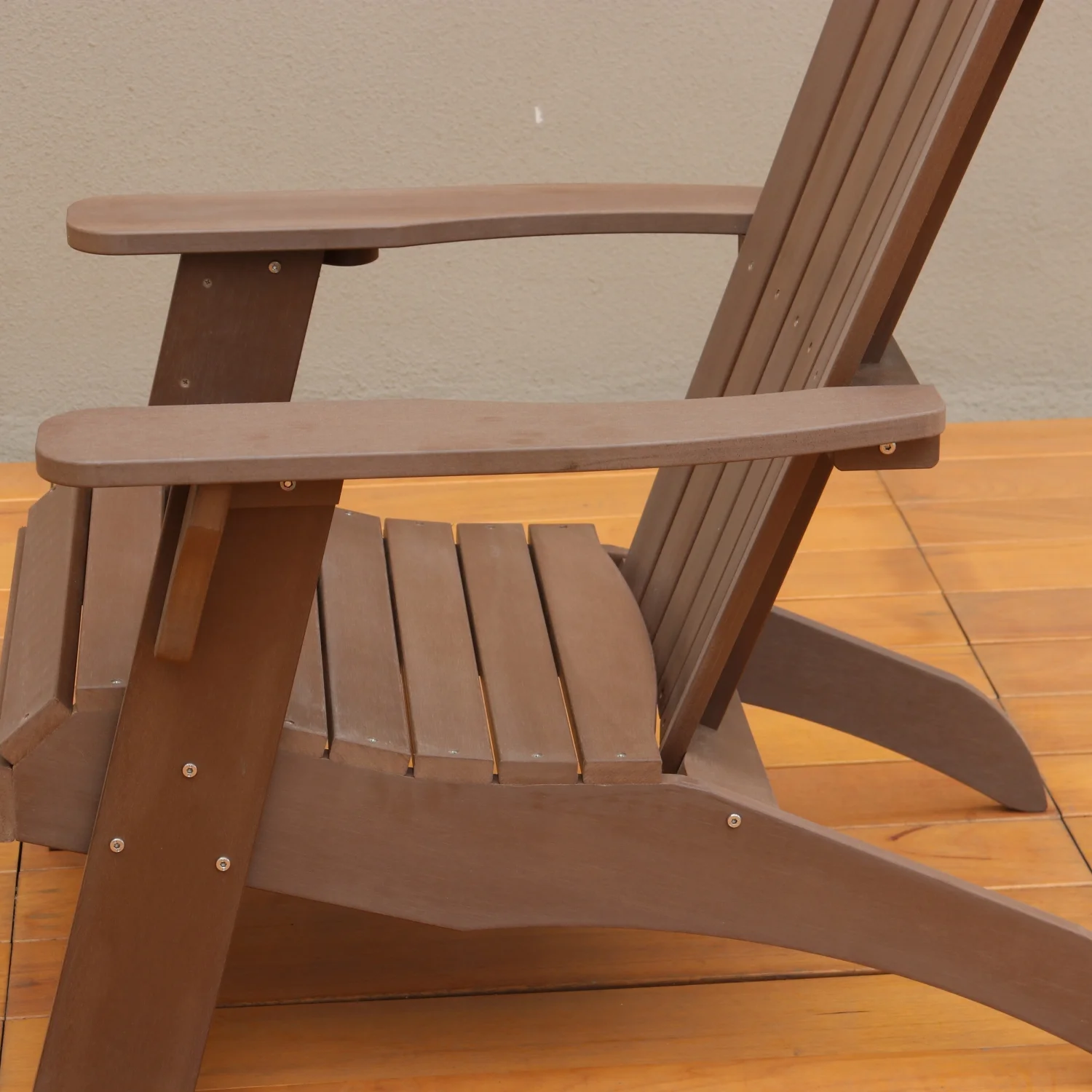 JHOOTUUO Polystyrene Adirondack Chair -