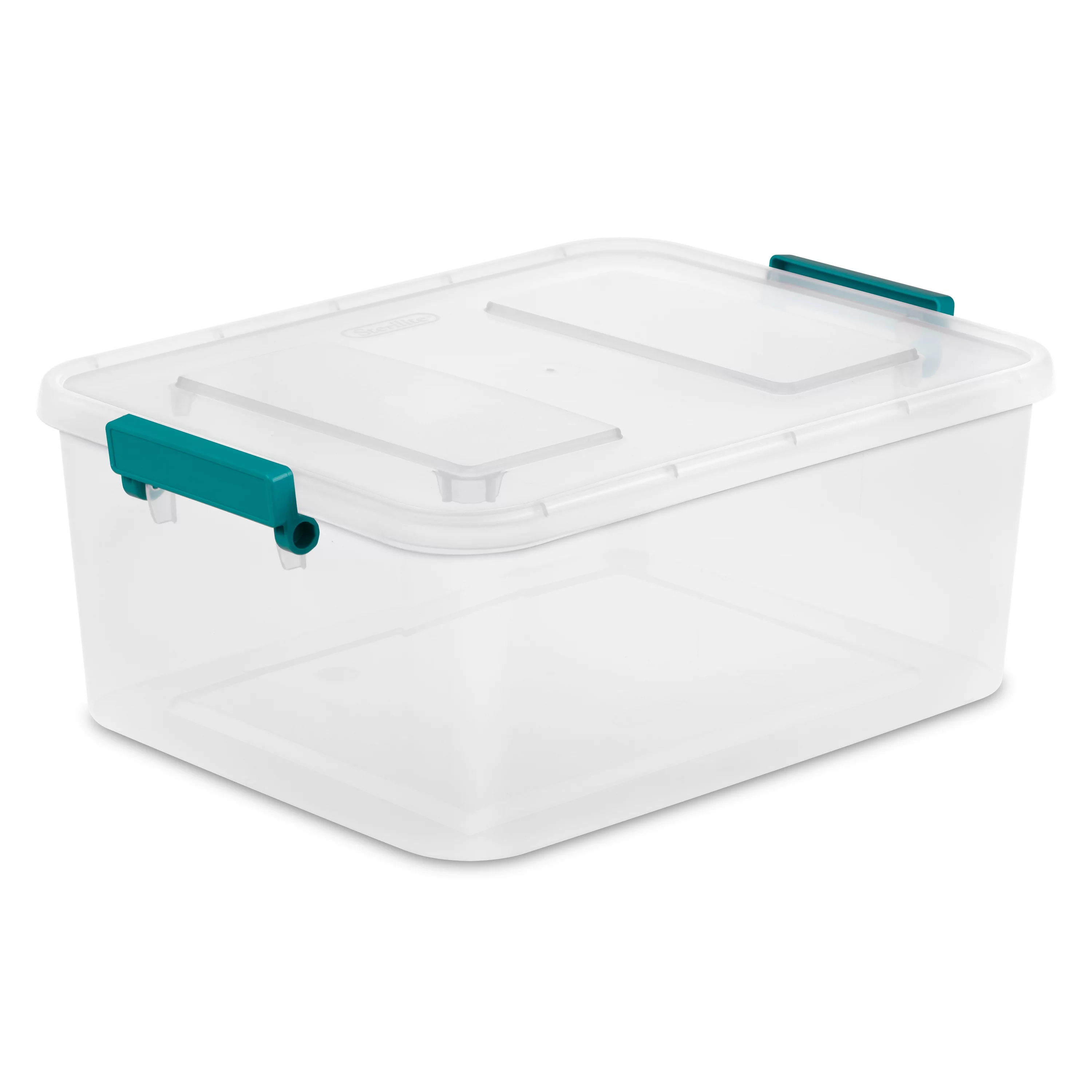 Sterilite 3.1 Gallon Clear Modular Latch Box, 2 Piece