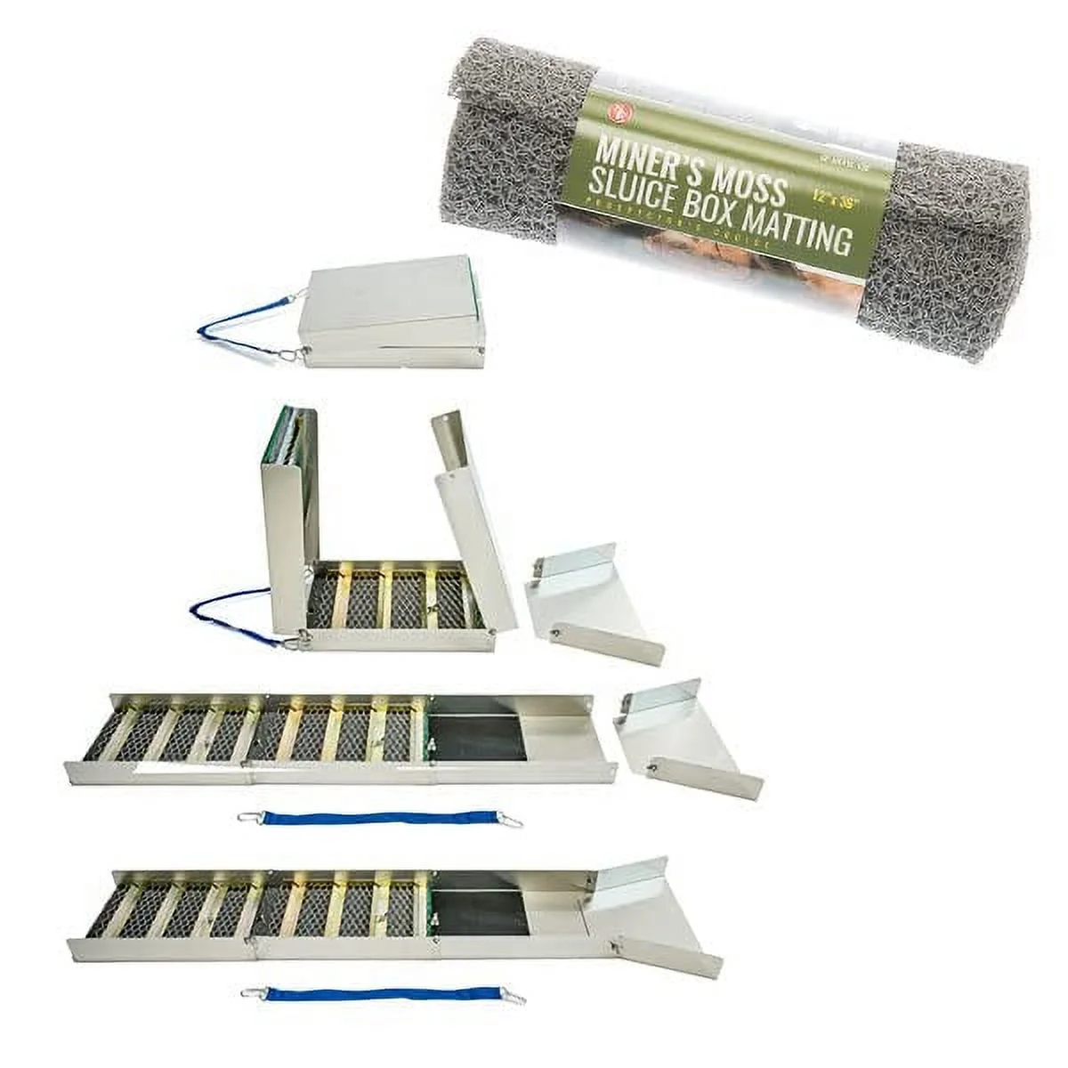 Sluice Monkey Folding Aluminum Sluice Box - Extended 50