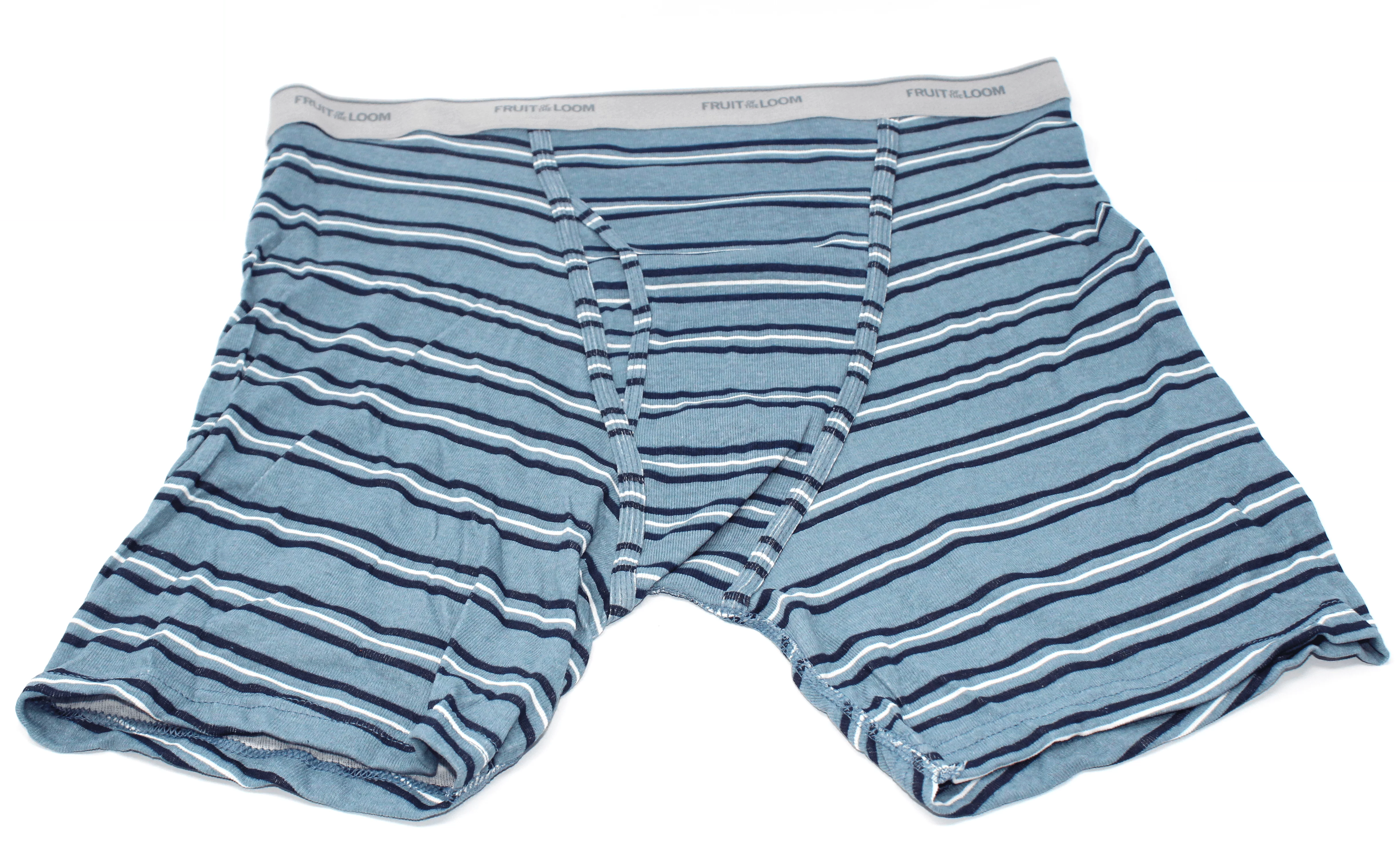 Men's Stripe/Solid Boxer Briefs, 2XL 9 Pack