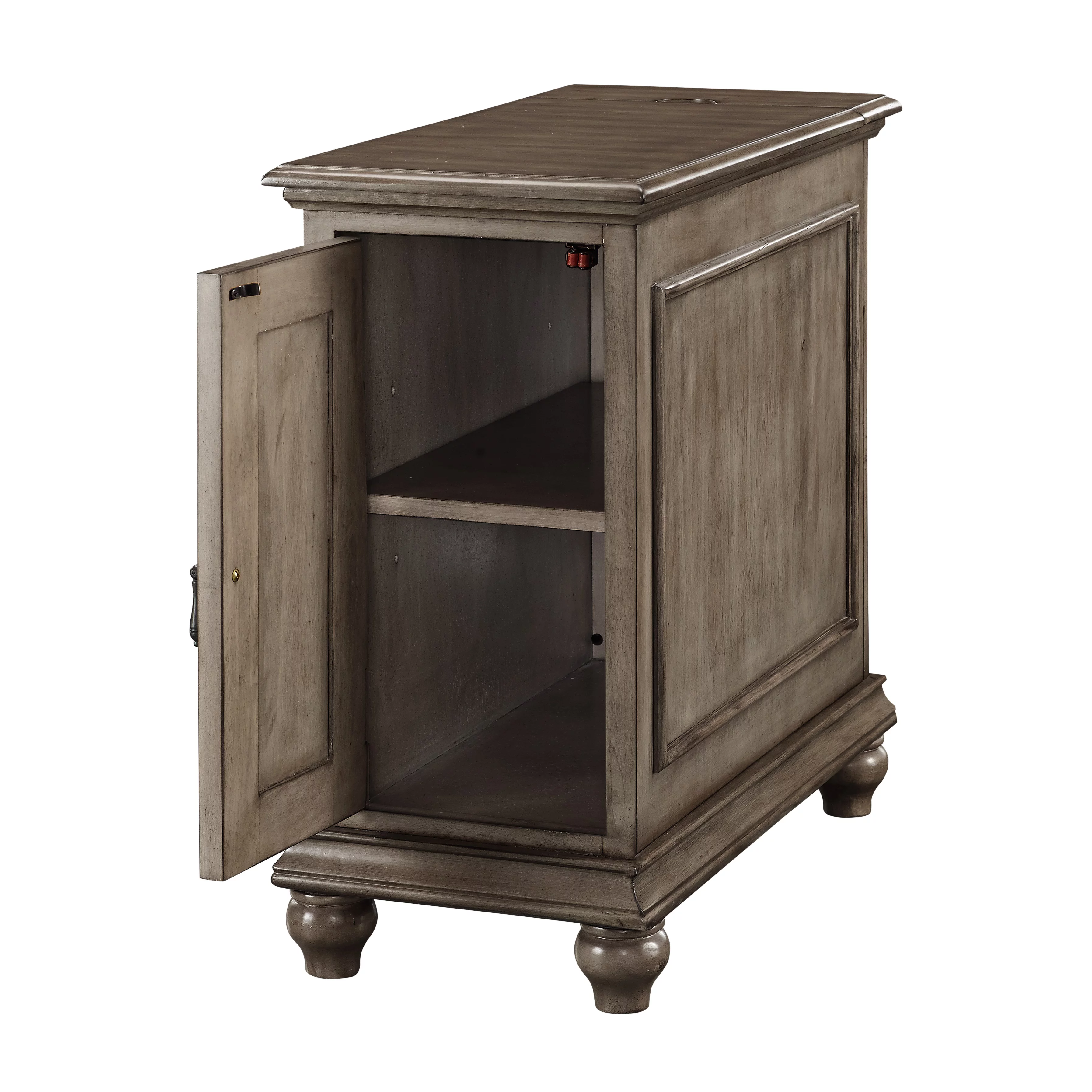 Powell Olsen Shutter Cabinet Table, Multiple Colors