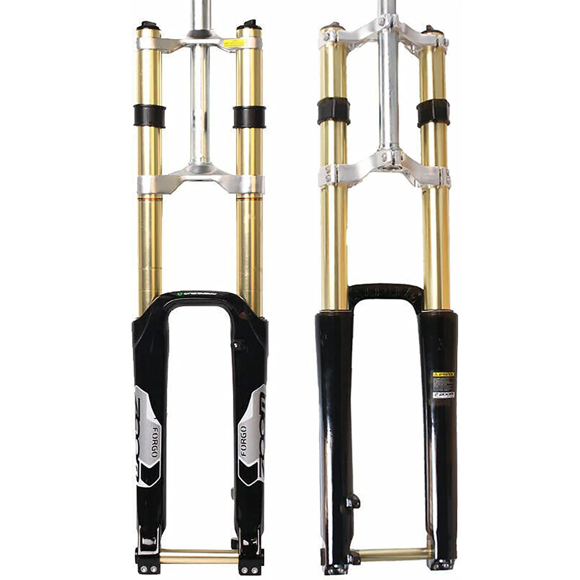 BUCKLOS 26 27.5 29 MTB Bike Suspension Fork 180mm Travel, Bicycle Magnesium Alloy Downhill Forks 20mm Axle, 1-1/8