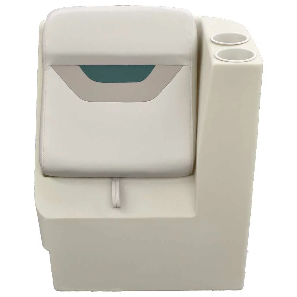 Wise Pontoon Boat Lean Back Seat 3407-1871 | Left 17 x 23 1/2 Inch Off Gray