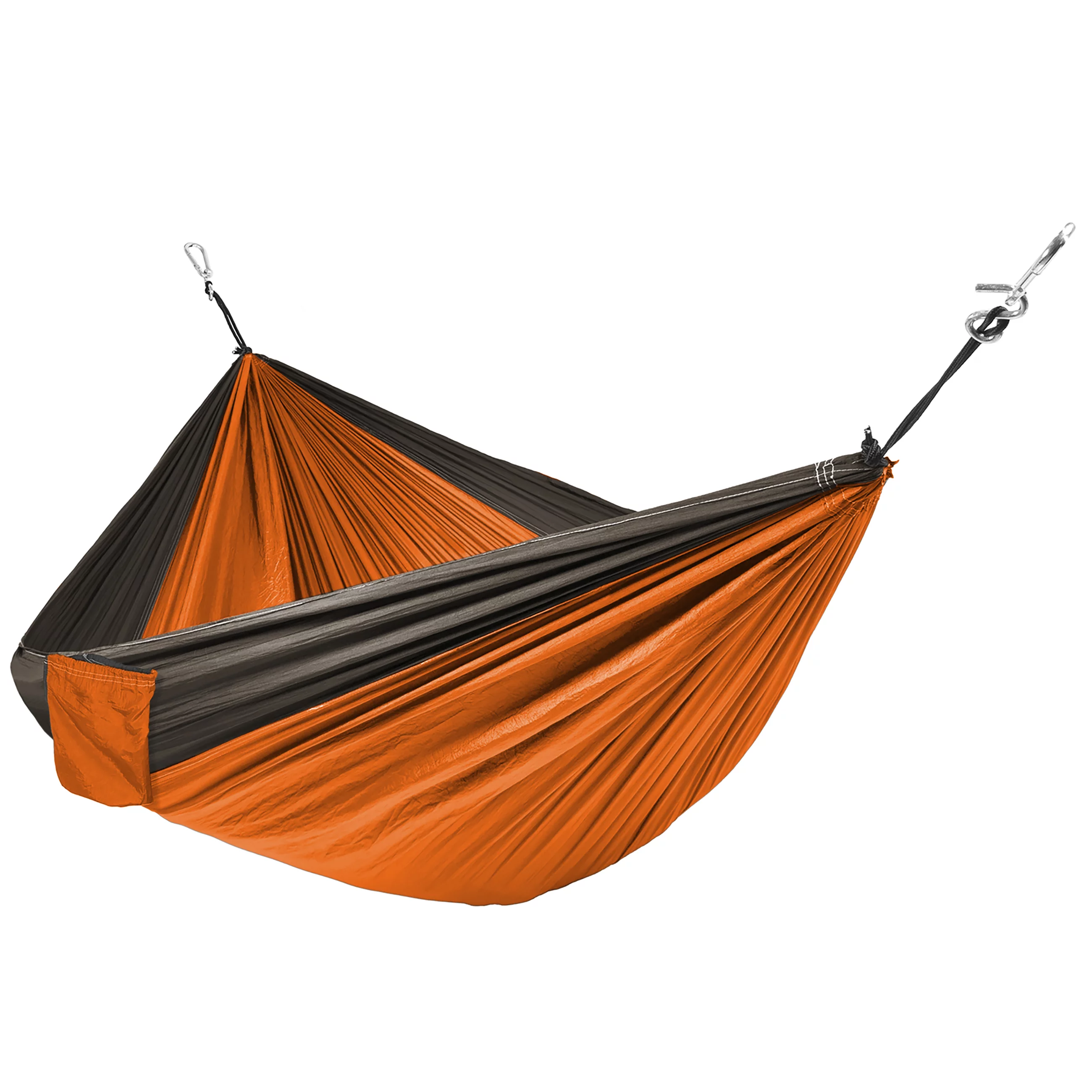 Best Choice Products Portable Nylon Parachute Hammock w/ Attached Stuff Sack- Orange