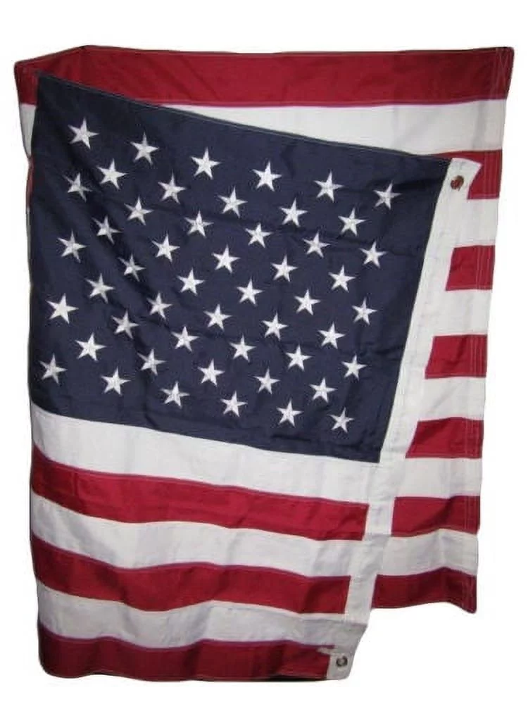 4'x6' ft American Flag Sewn Stripes Embroidered Stars Brass Grommets USA US U.S.
