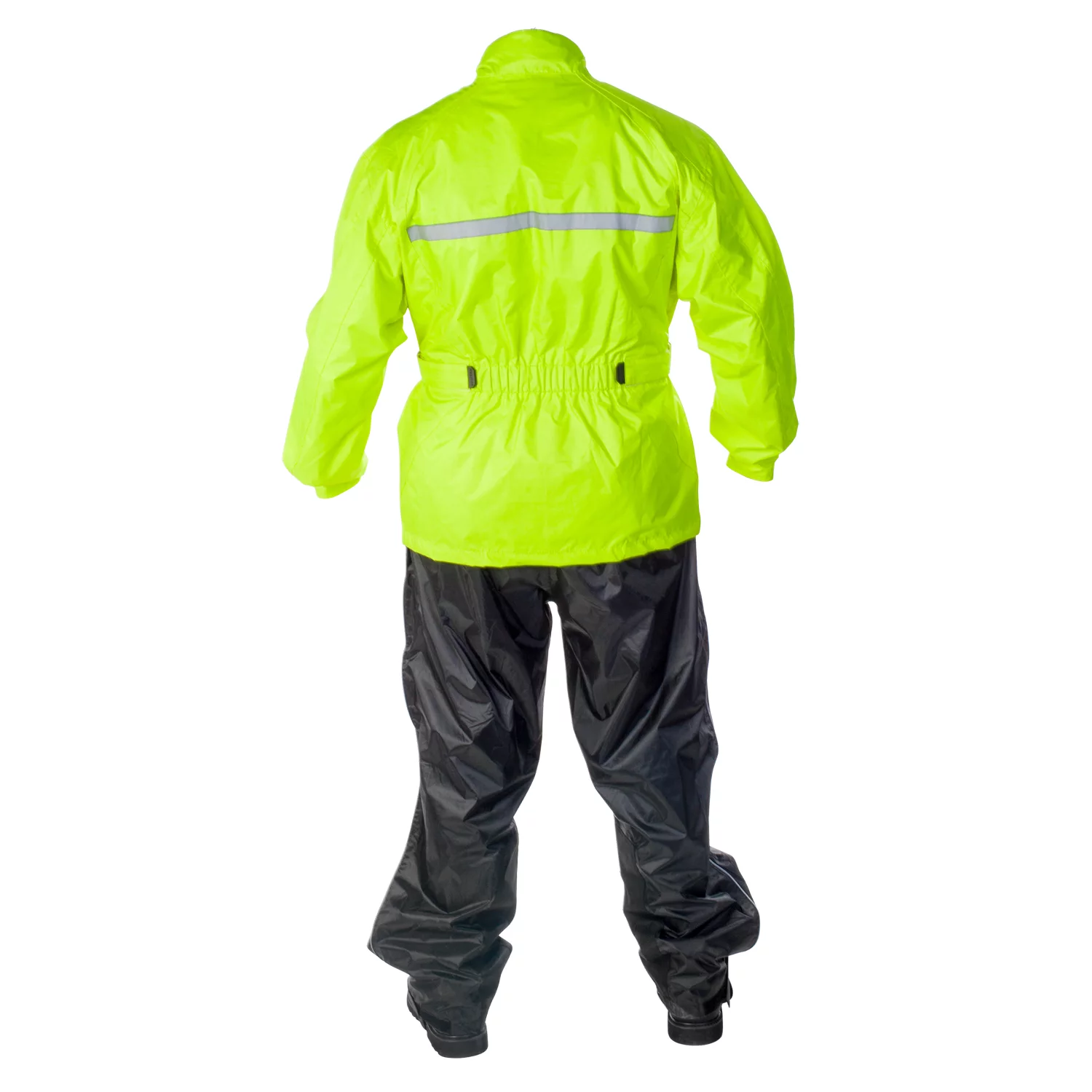 Fulmer, TRS3GRNM, TRS3 StormTrak Motorcycle Rain Suit - Hi-Viz Green, Medium