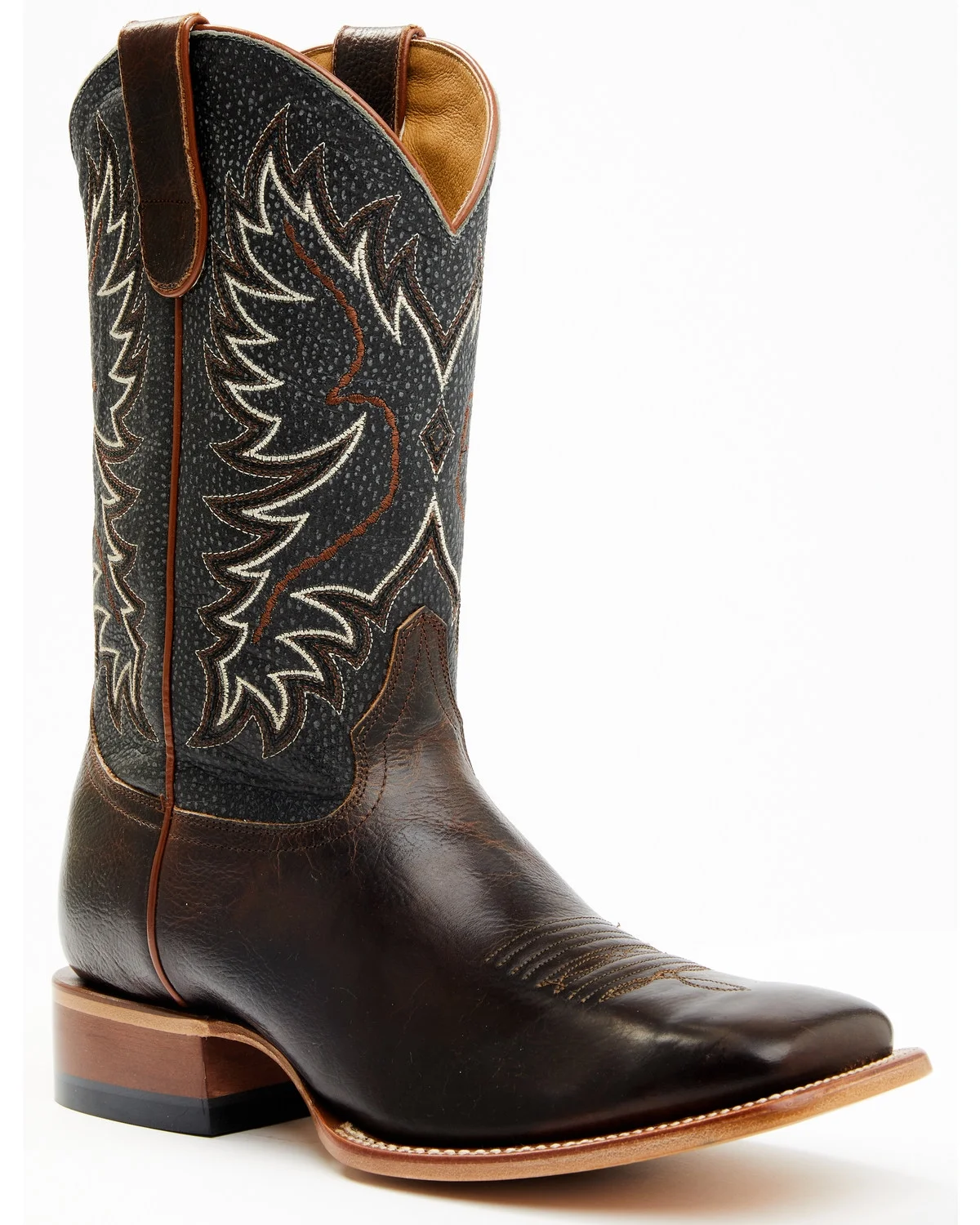 Cody James Men's Montana Western Boot Broad Square Toe Dark Brown 12 D(M) US