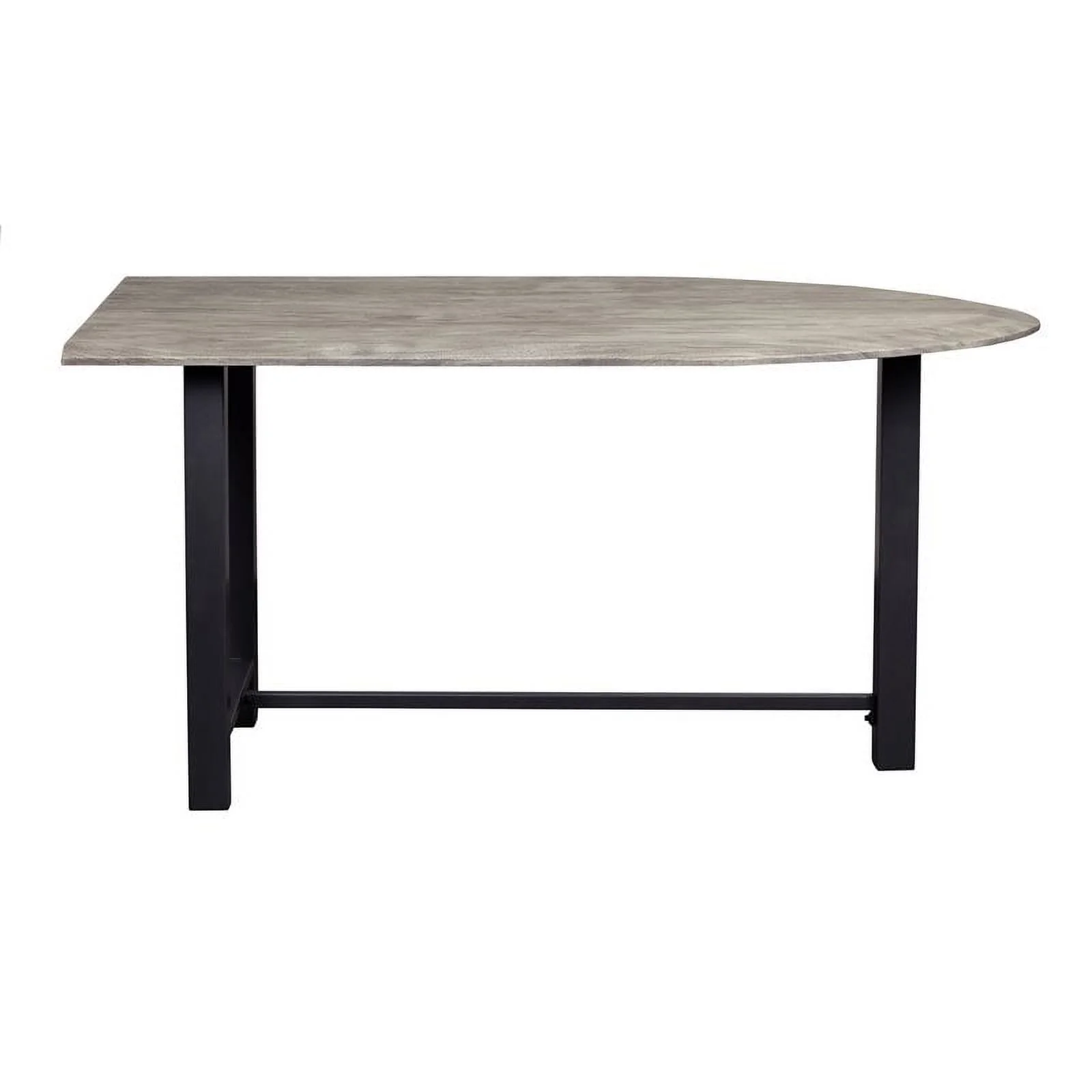Pemberly Row Grey/Gunmetal Yukon Counter Height Dining Table