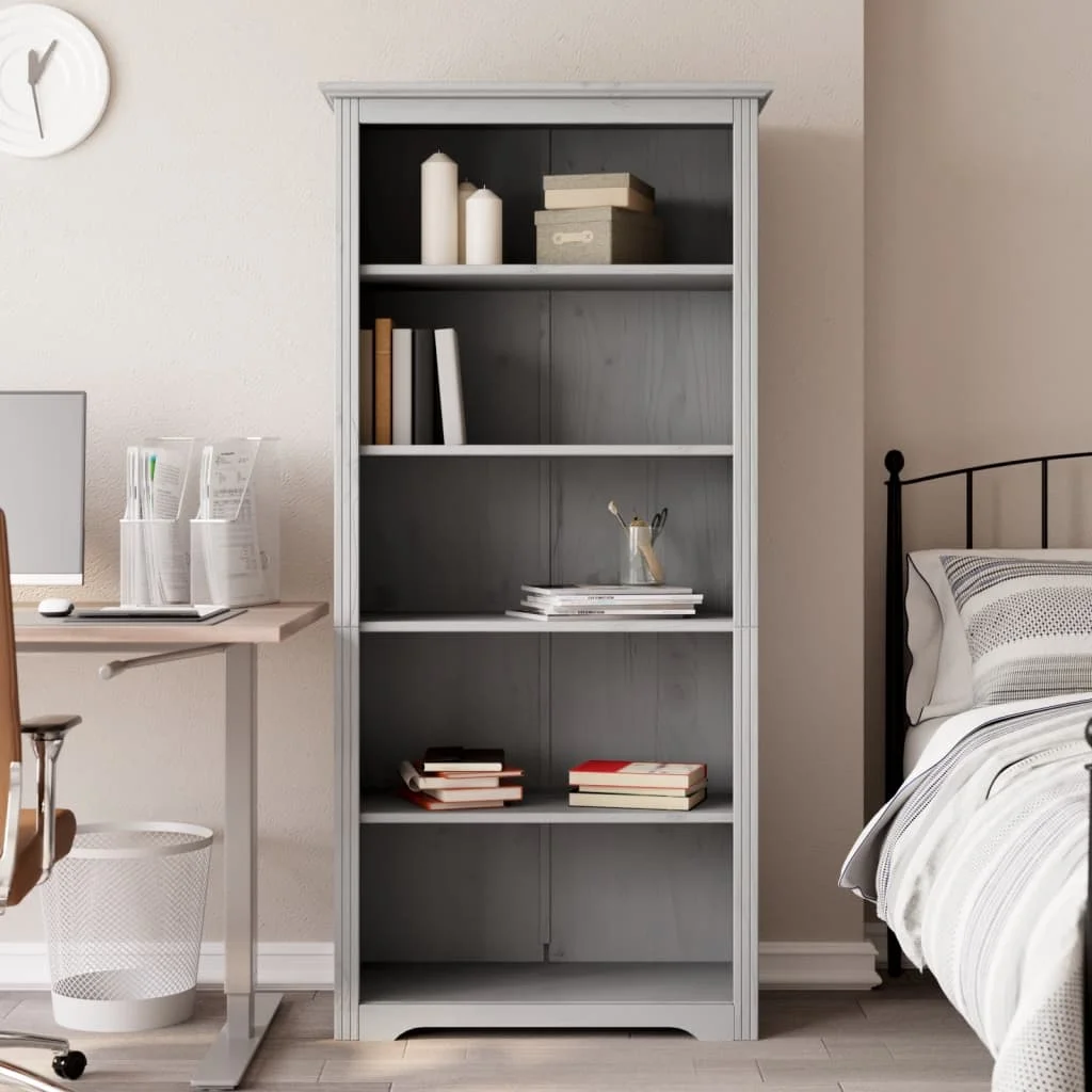 Anself Bookcase BODO Gray 31.5