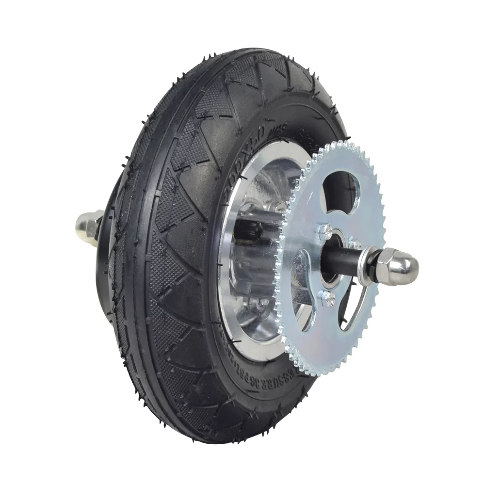 AlveyTech 200x50 Rear Wheel Assembly for Chain Drive Razor E200 (Versions 36+)