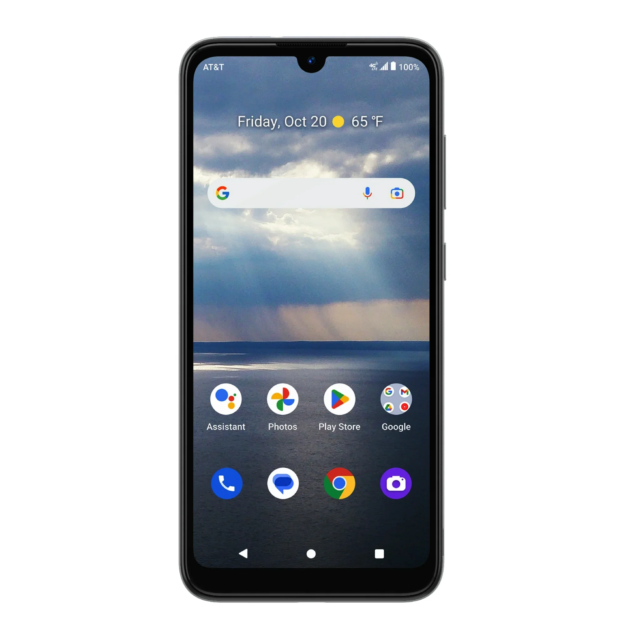 Refurbished AT & T U380AA Calypso 4 6.1'' 4G LTE 3GB RAM 32GB Storage 2 GHz Processor Speed Prepaid Smartphone, Vapor Gray