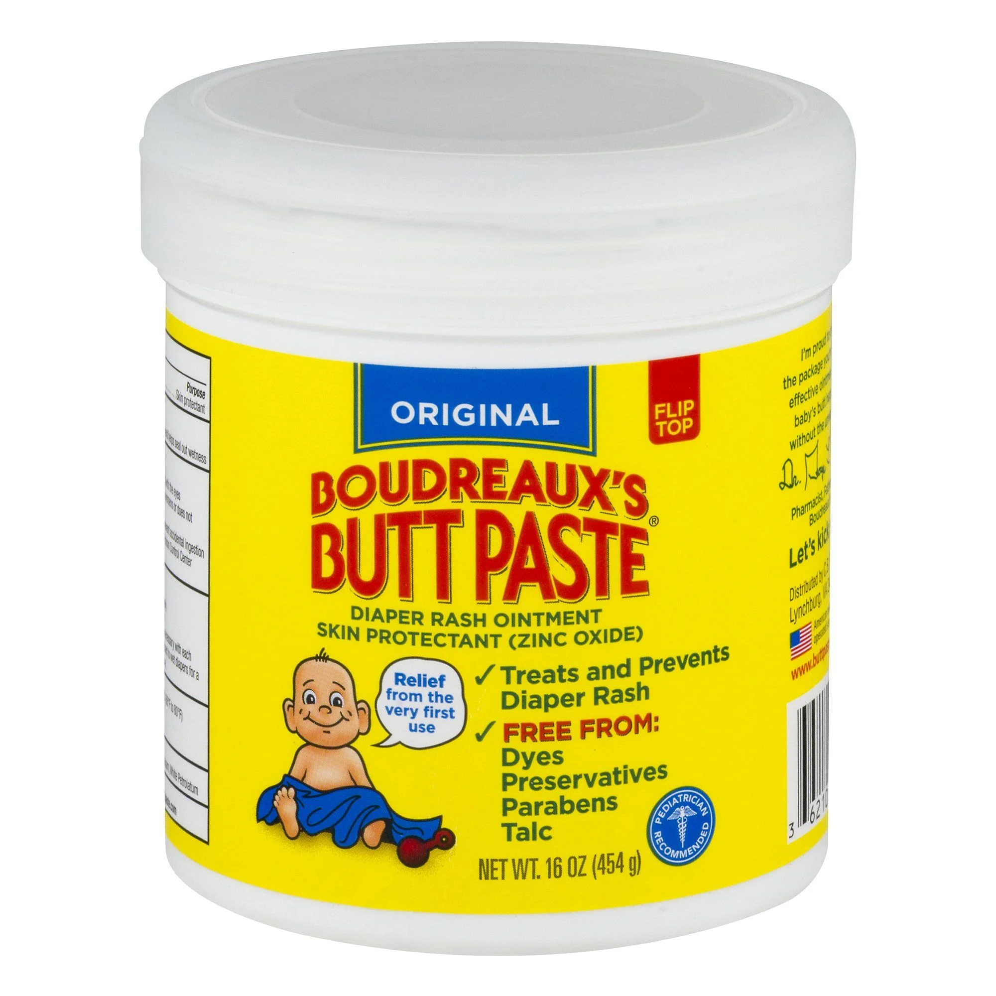 Boudreaux's Butt Paste Diaper Rash Treatment 16 oz. Jar (EA/1)
