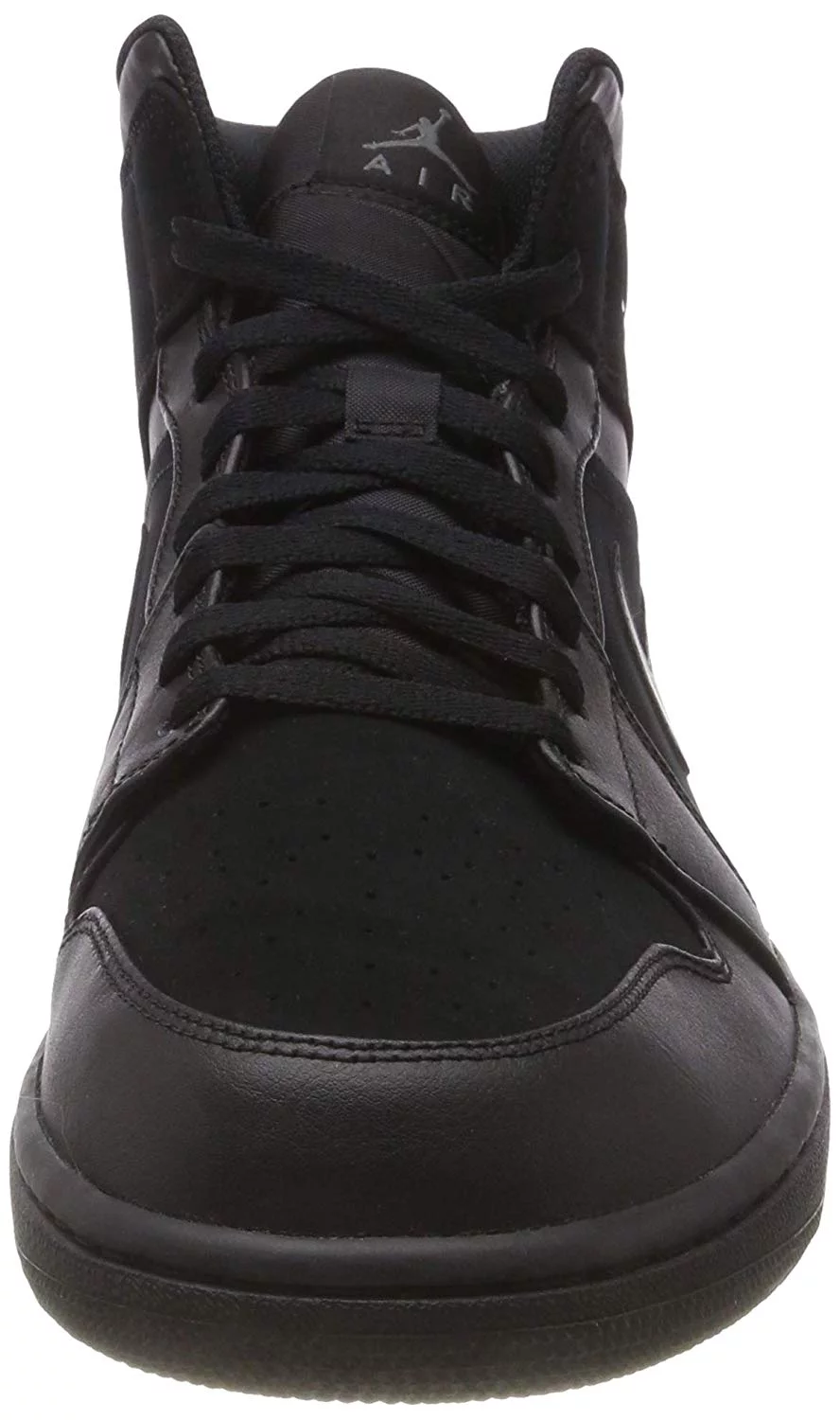 Mens Air Jordan 1 Mid Black Dark Grey 554724-050