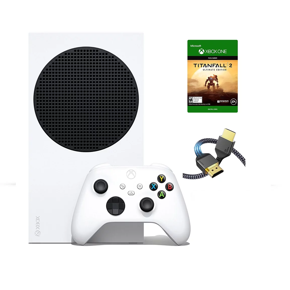 2023 Newest Edition-Microsoft Xbox-Series-S 512GB SSD– White Wireless Controller with Titanfall 2: Ultimate Edition Full Game and SUPERE High Speed HDMI Cable