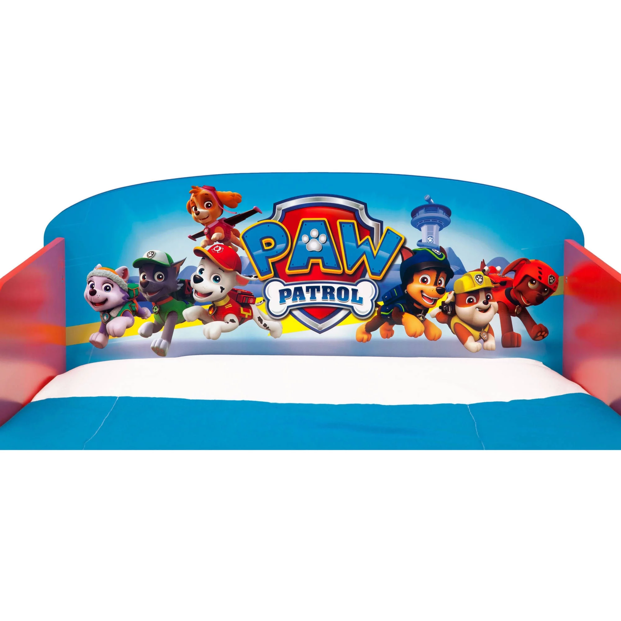 Nick Jr. PAW Patrol Wooden Toddler Bed by Delta Children, Greenguard Gold Certified, Red