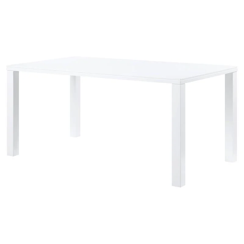 ACME Pagan Dining Table in White High Gloss