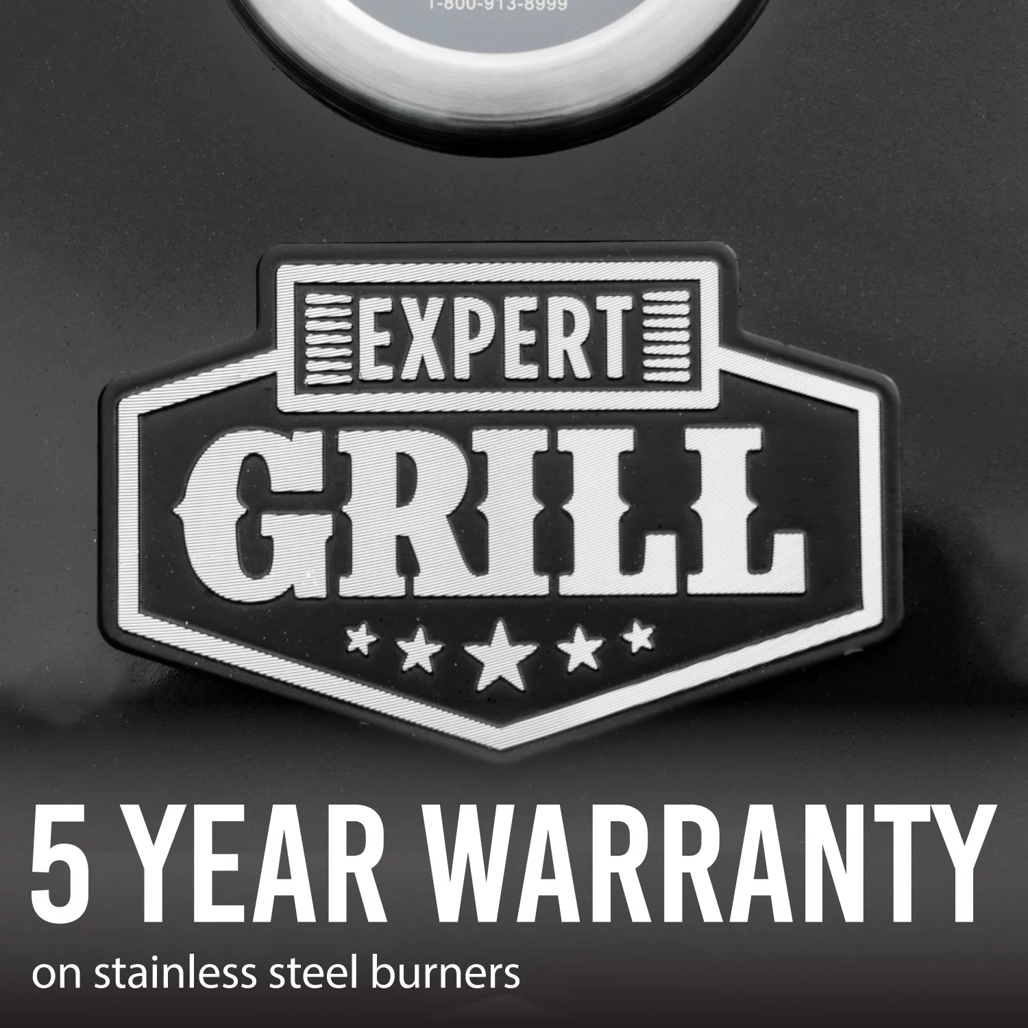 Expert Grill 6 Burner Propane Grill, Black