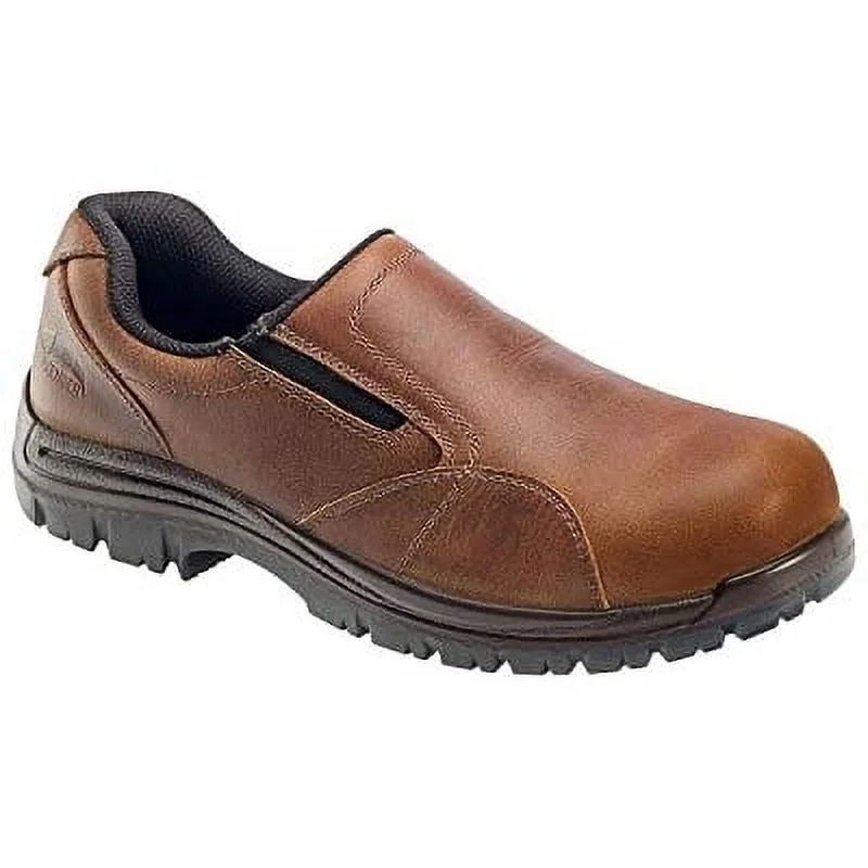 FSI FOOTWEAR SPECIALTIES INTERNATIONAL NAUTILUS Avenger Mens Composite Toe Slip On Work Shoes Brown - A7106  BROWN