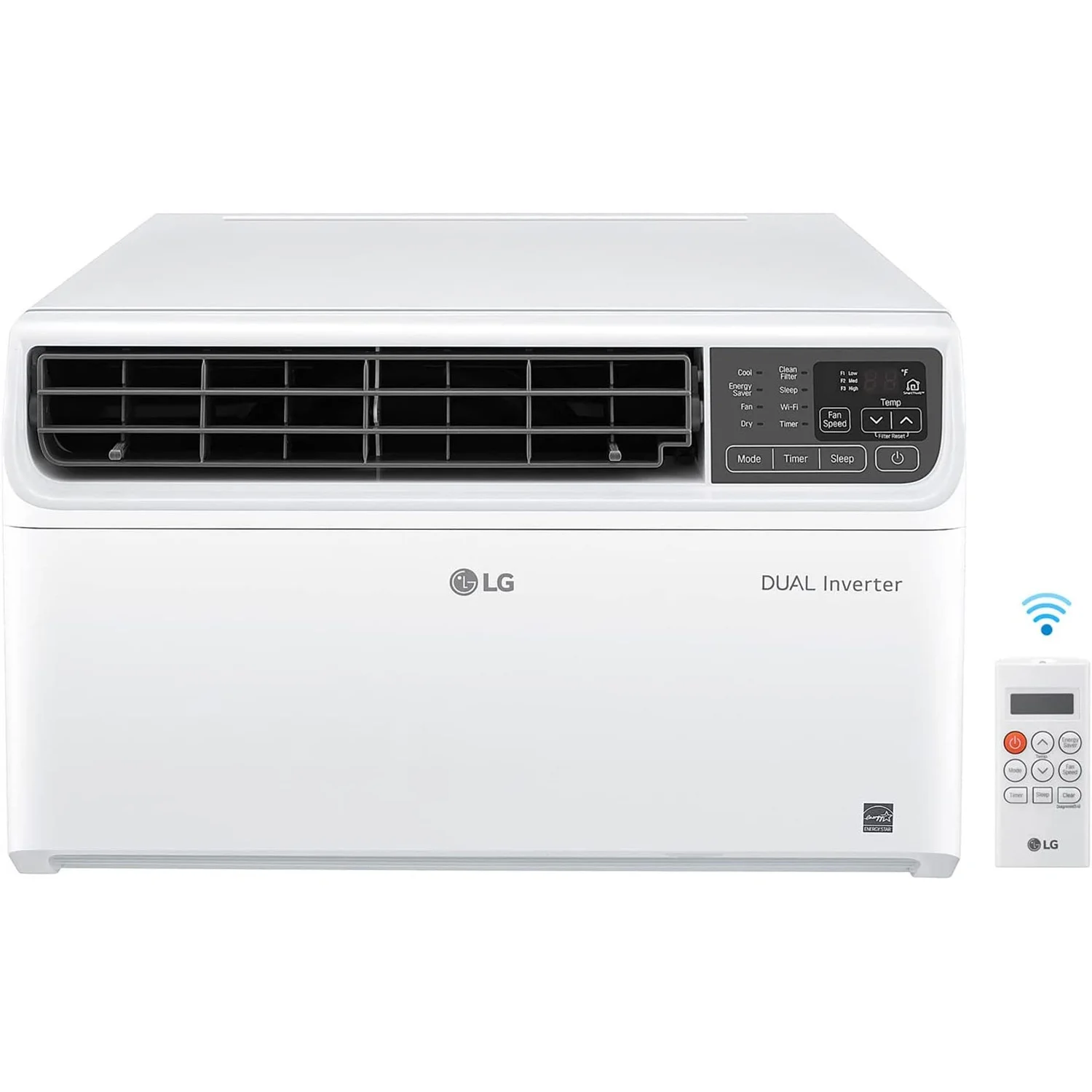 LG 14,000 BTU Dual Inverter Smart Window Air Conditioner, LW1517IVSM - Refurbished