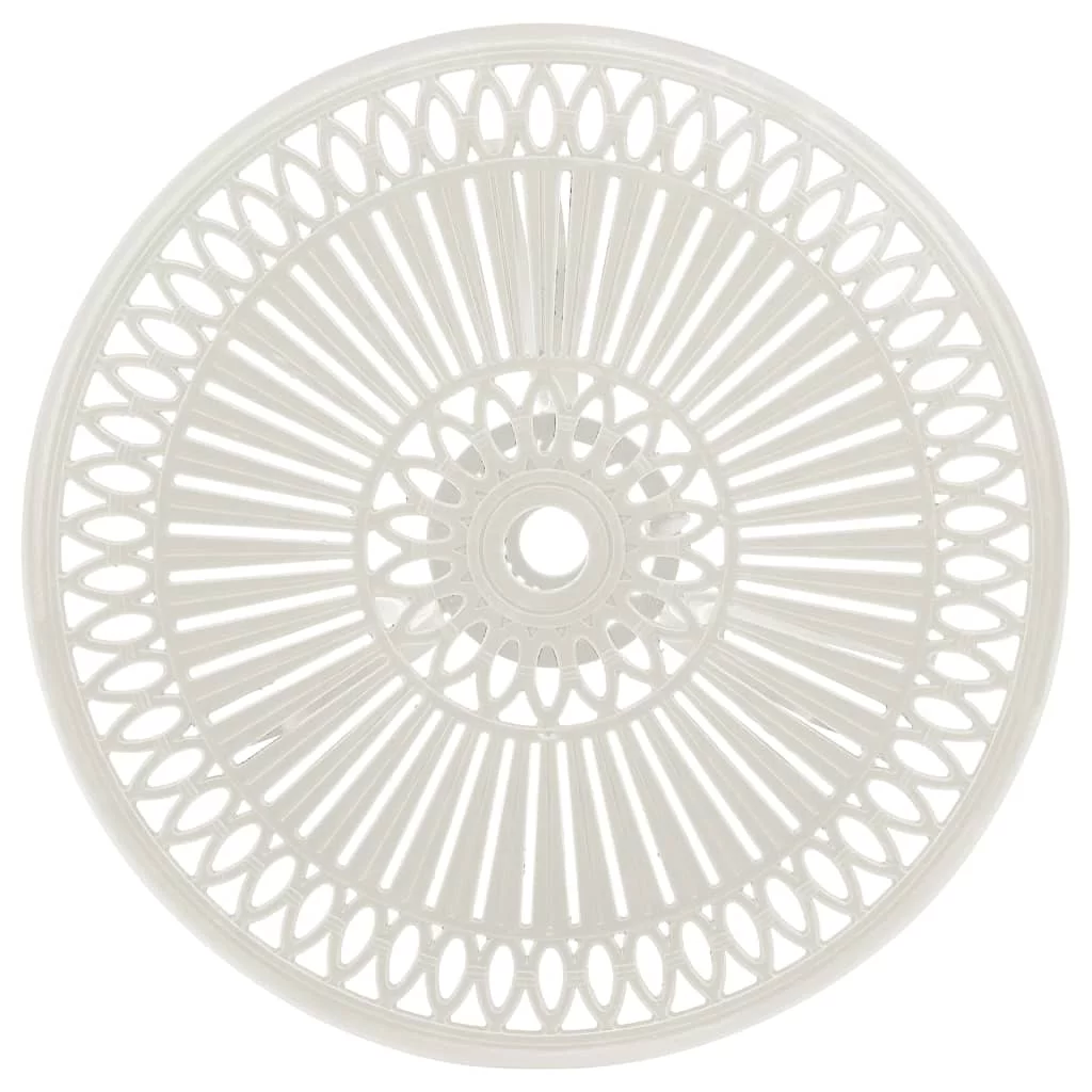 Patio Table White 24.4