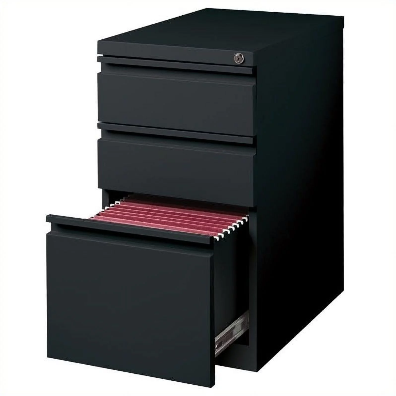 2 Piece Value Pack  3 Drawer and Mobile Filing Cabinet in Black
