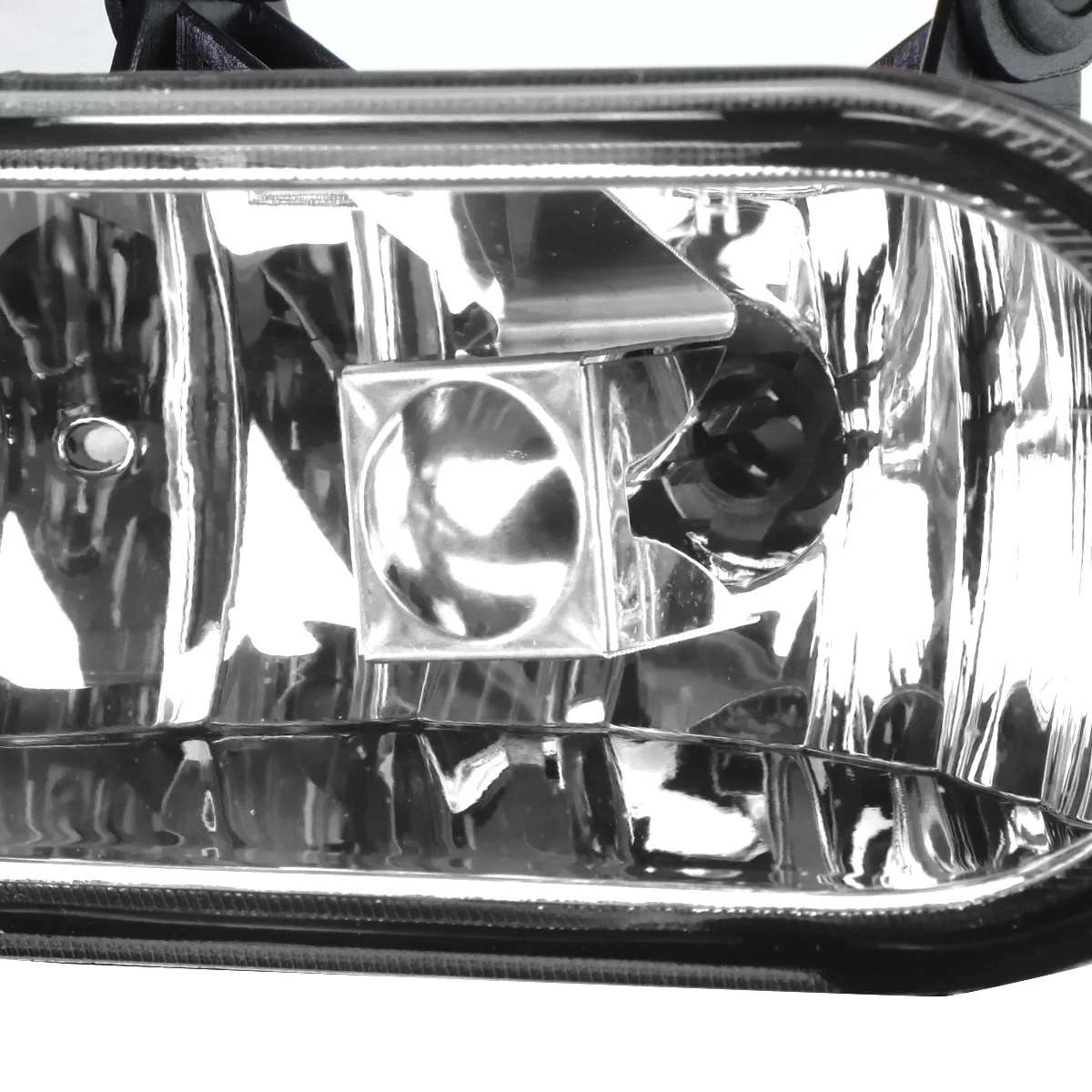 DNA Motoring FL-ZTL-251-CH For 2002 to 2006 Cadillac Escalade EXT ESV Pair Bumper Driving Fog Light Lamp Clear Lens 03 04 05